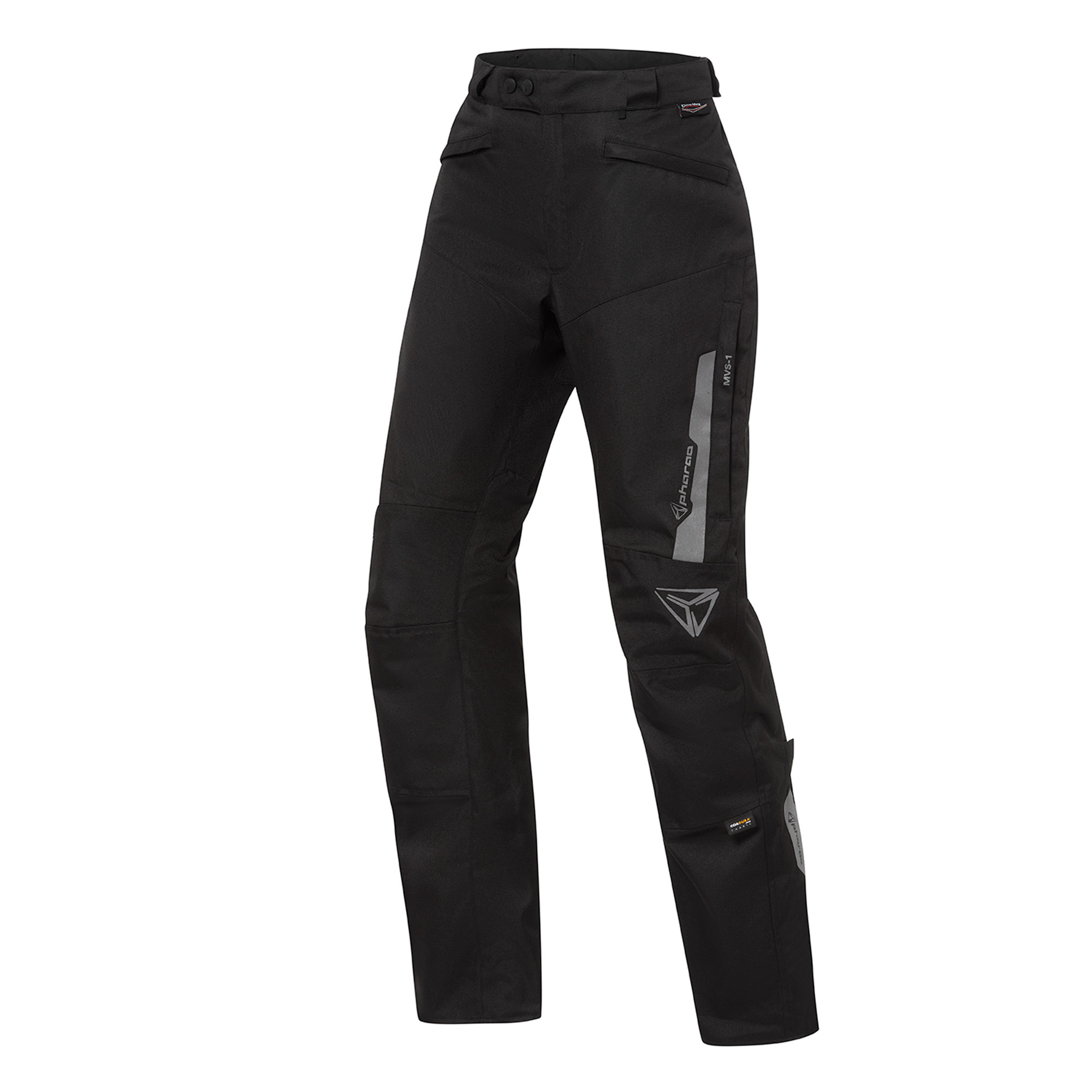 Pharao Faro WP Damen Textilhose schwarz L (kurz) - Motorradbekleidung - Motorradhosen