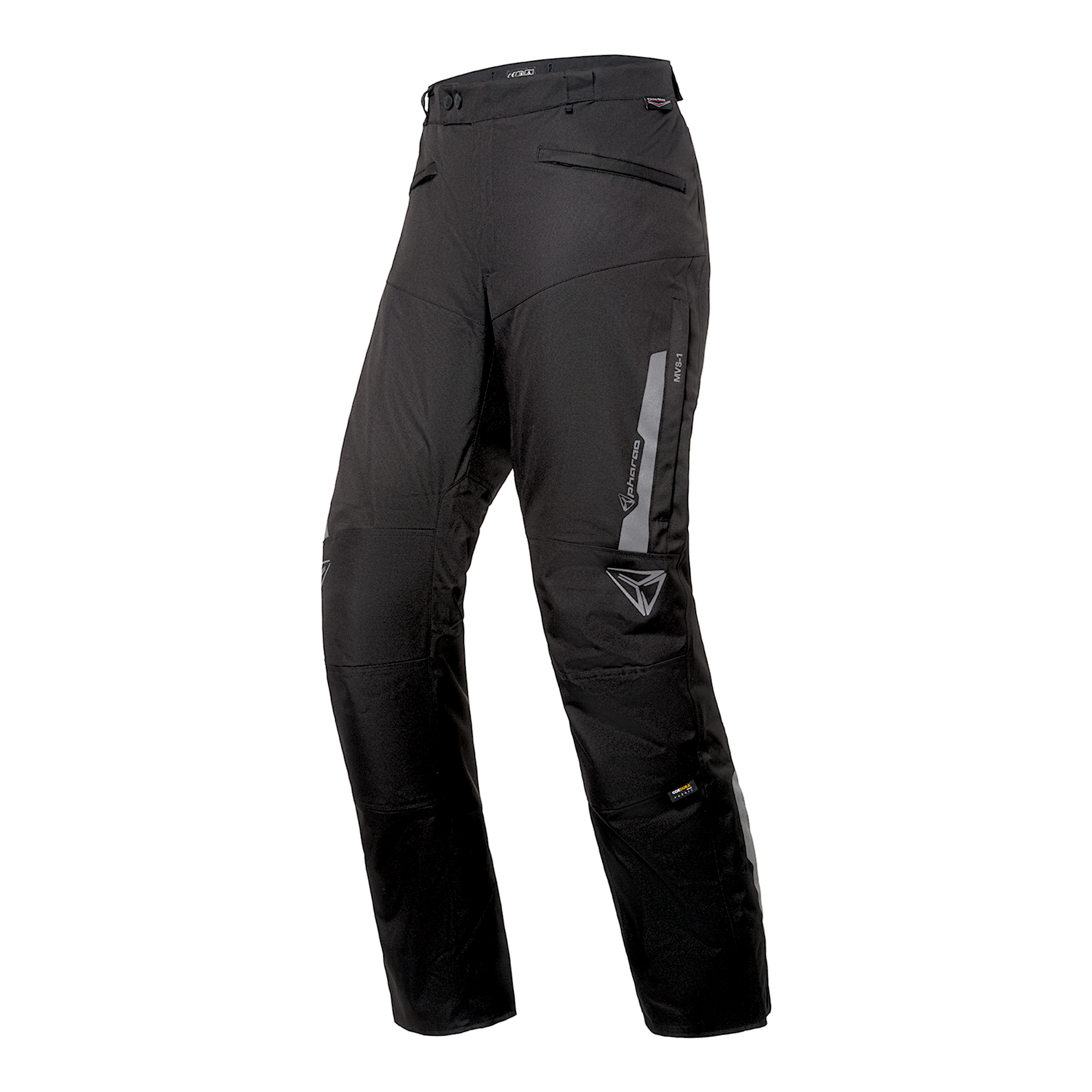 Pharao Faro WP Textilhose schwarz XXL (kurz) - Motorradbekleidung - Motorradhosen