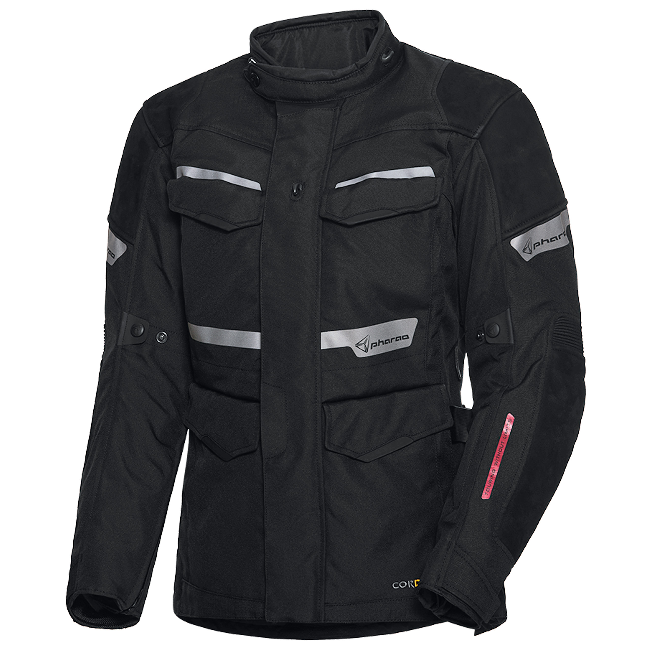 Pharao Jucar WP Damen Leder-/Textiljacke schwarz XL - Motorradbekleidung - Motorradjacken