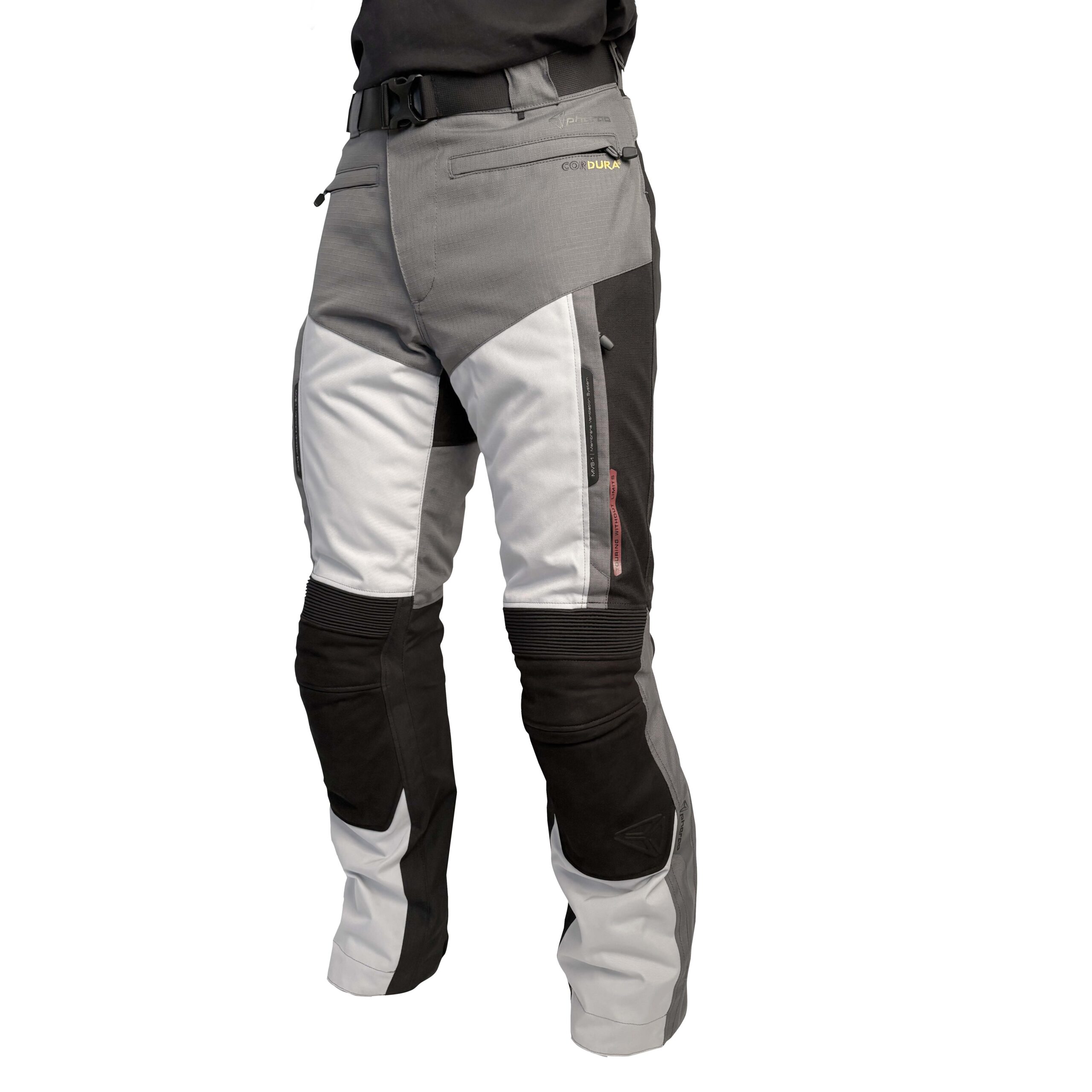 Pharao Jucar WP Leder-/Textilhose schwarz/grau 3XL - Motorradbekleidung - Touring Motorradbekleidung