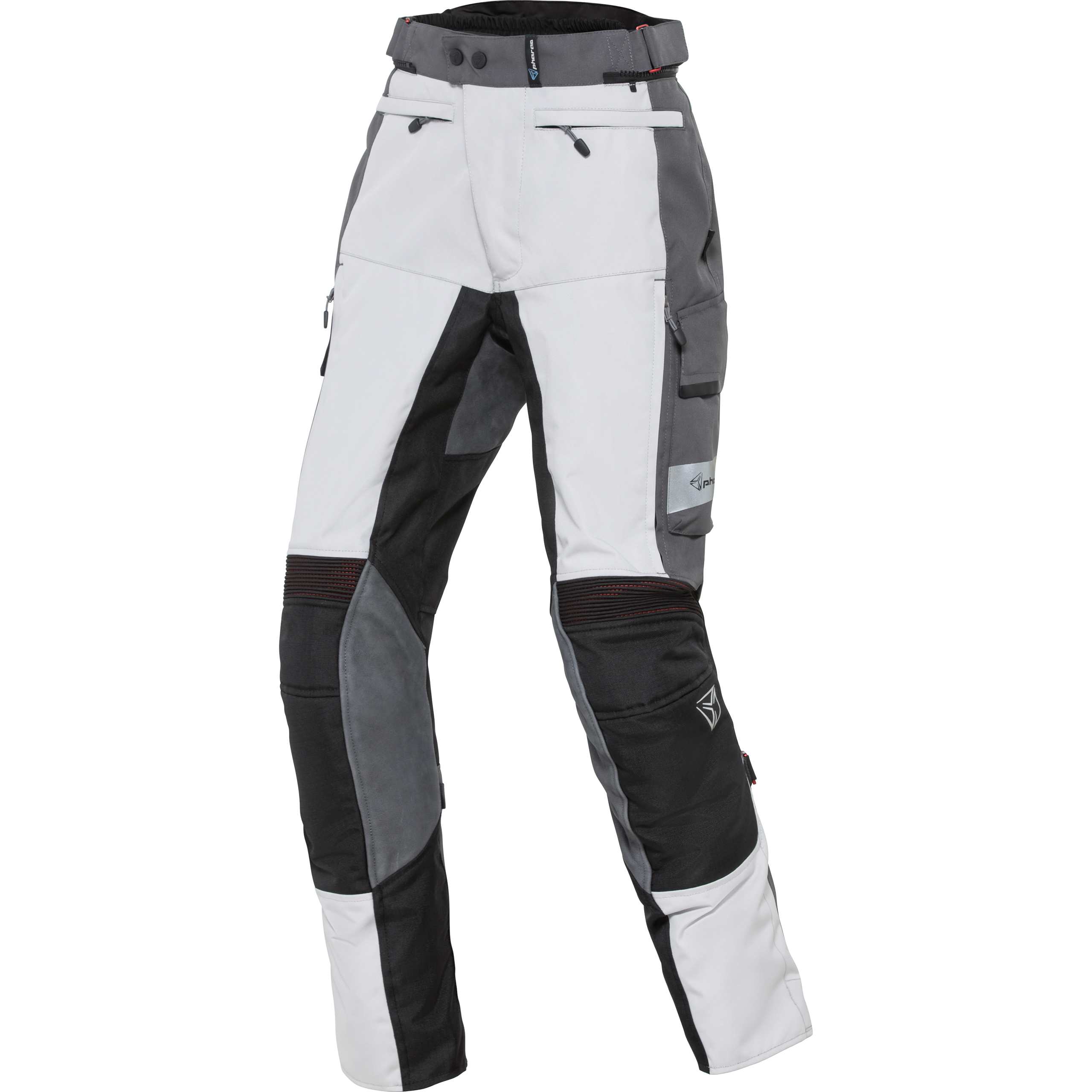 Pharao Tura WP Adv. Damen Textil-/Lederhose hellgrau S - Motorradbekleidung - Touring Motorradbekleidung