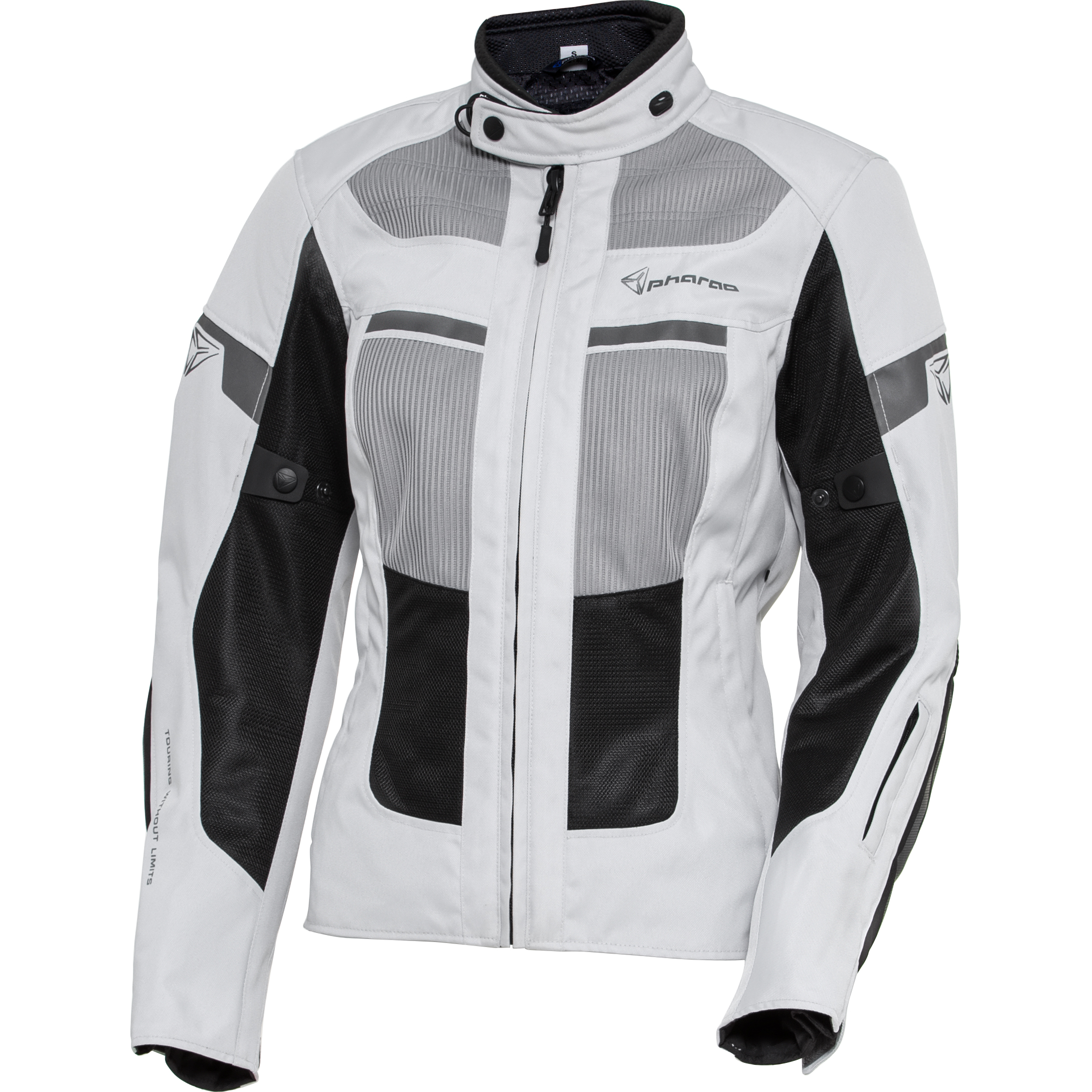 Pharao Vigo Air Damen Textiljacke grau L - Motorradbekleidung - Motorradjacken