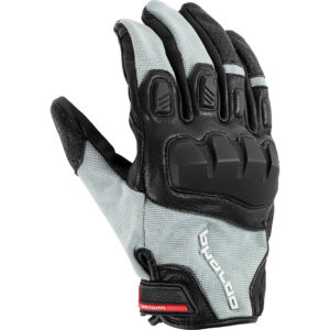 Pharao Yukon Mesh Leder/Textilhandschuh kurz grau 10