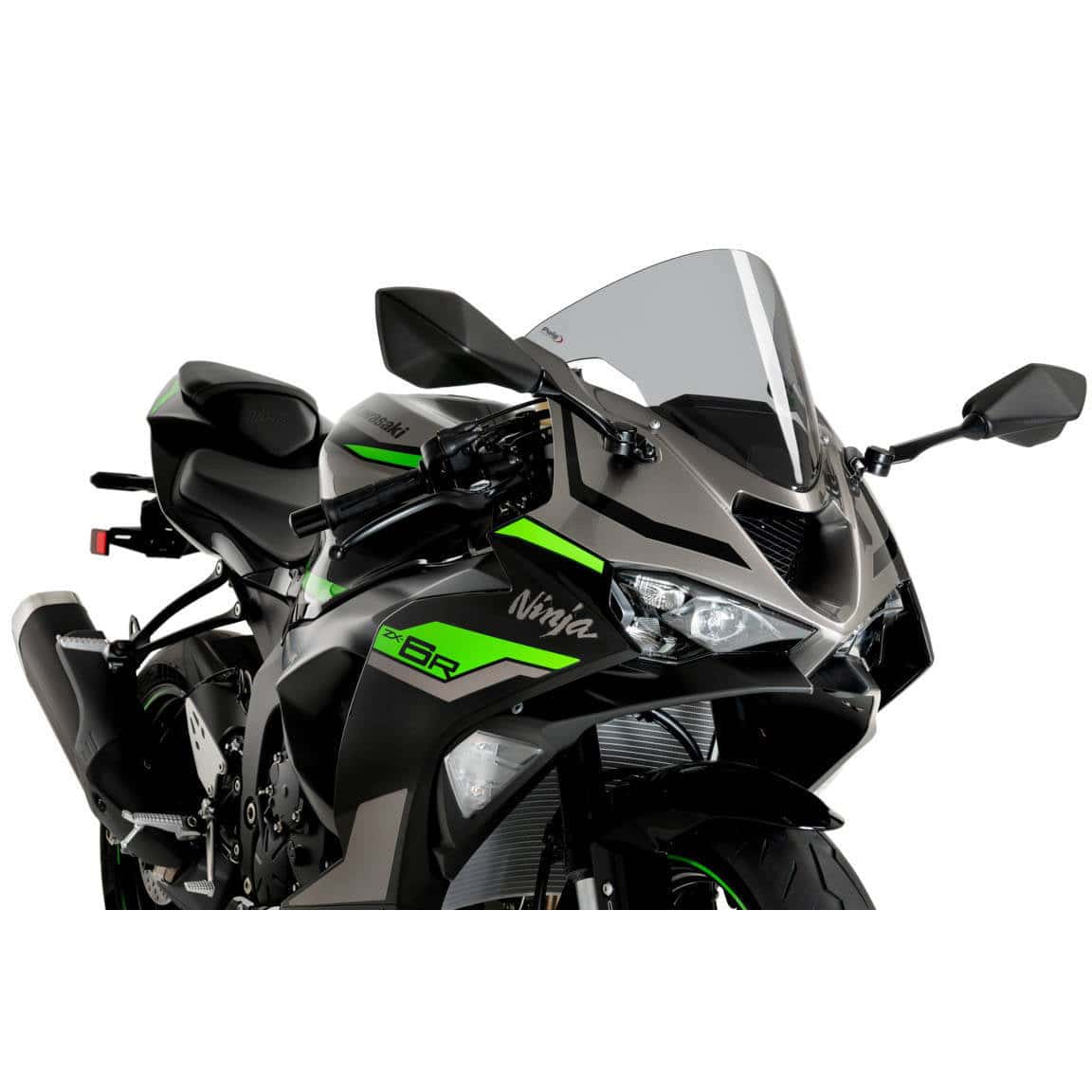 Puig R-Racer Scheibe getönt für Kawasaki ZX-6 R 2024- - Motorradteile & Ersatzteile - Anbauteile