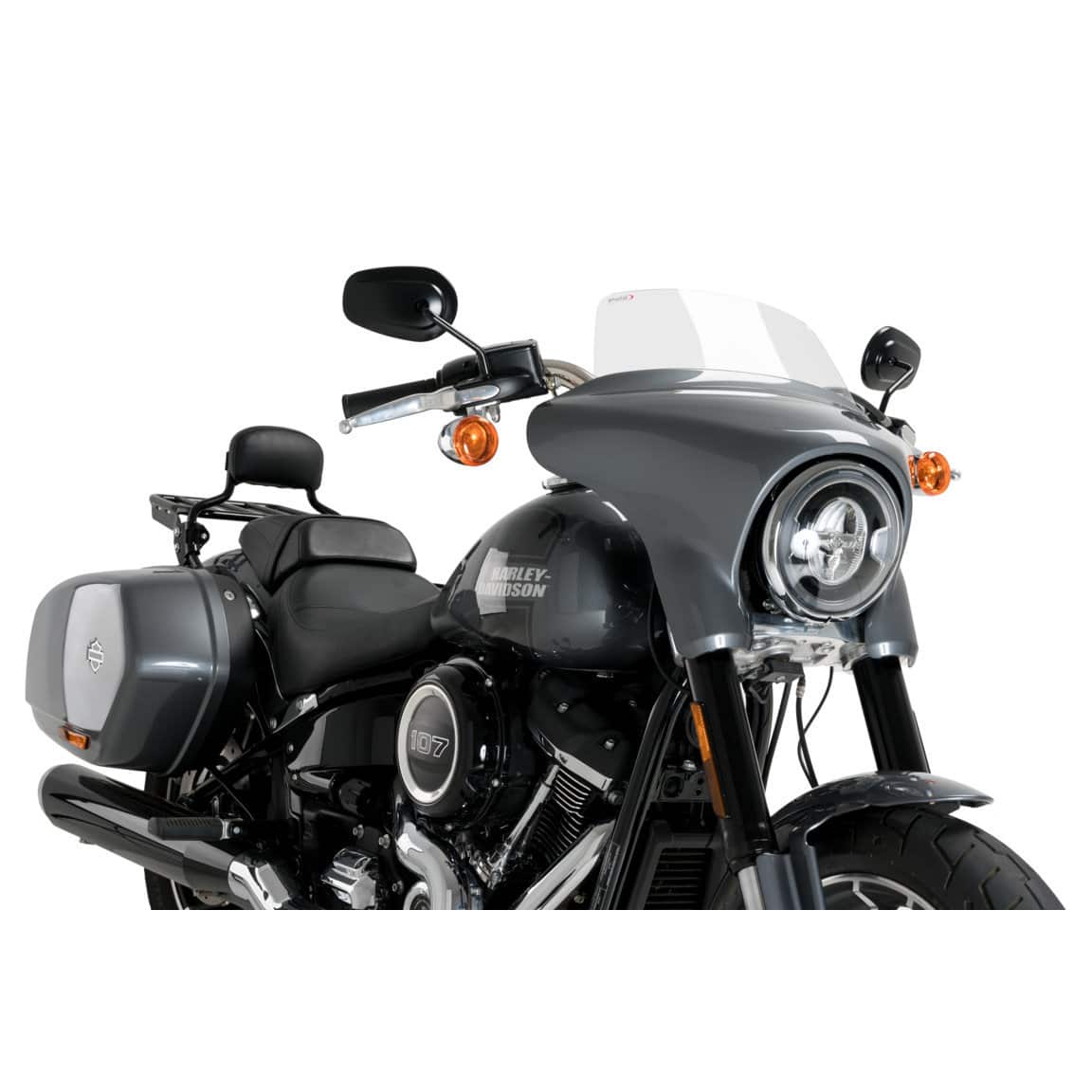 Puig Sportscheibe High-Road klar für Harley-Davidson Sport Glide - Motorradteile & Ersatzteile - Anbauteile