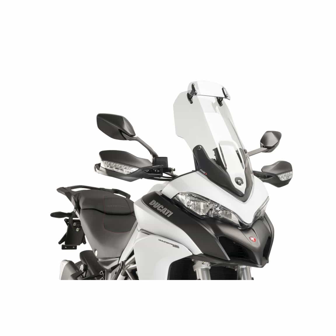 Puig Tourenscheibe mit Aufsatzspoiler klar für Ducati Multistrada - Motorradteile & Ersatzteile - Anbauteile