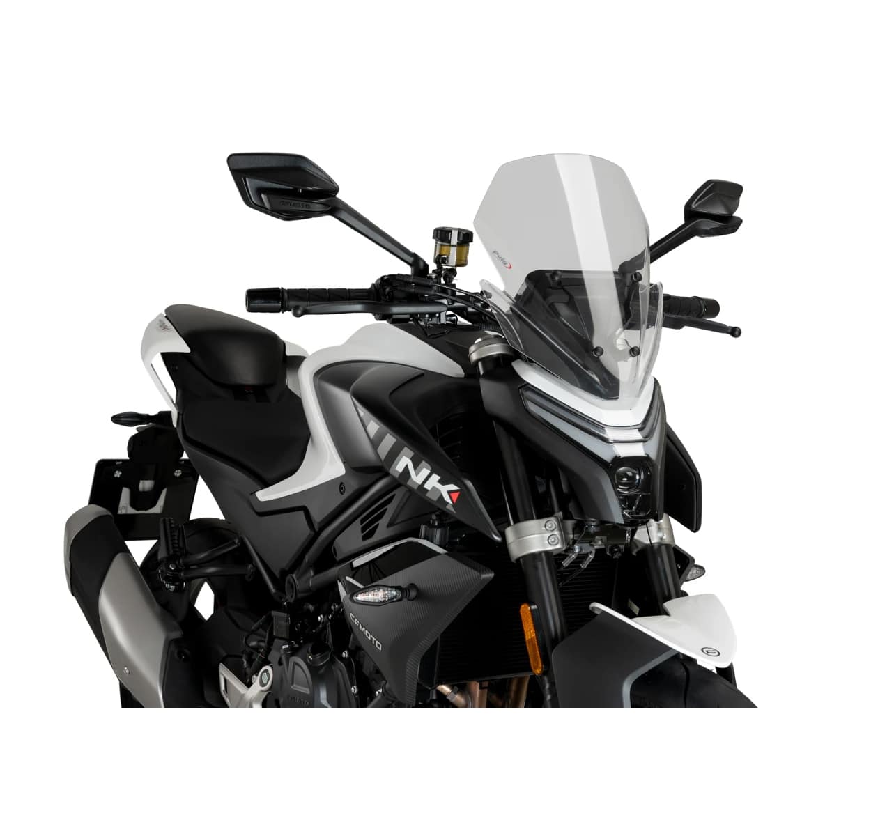 Puig Verkleidungsscheibe Sport klar für CF Moto 450 NK 2023- - Motorradteile & Ersatzteile - Anbauteile