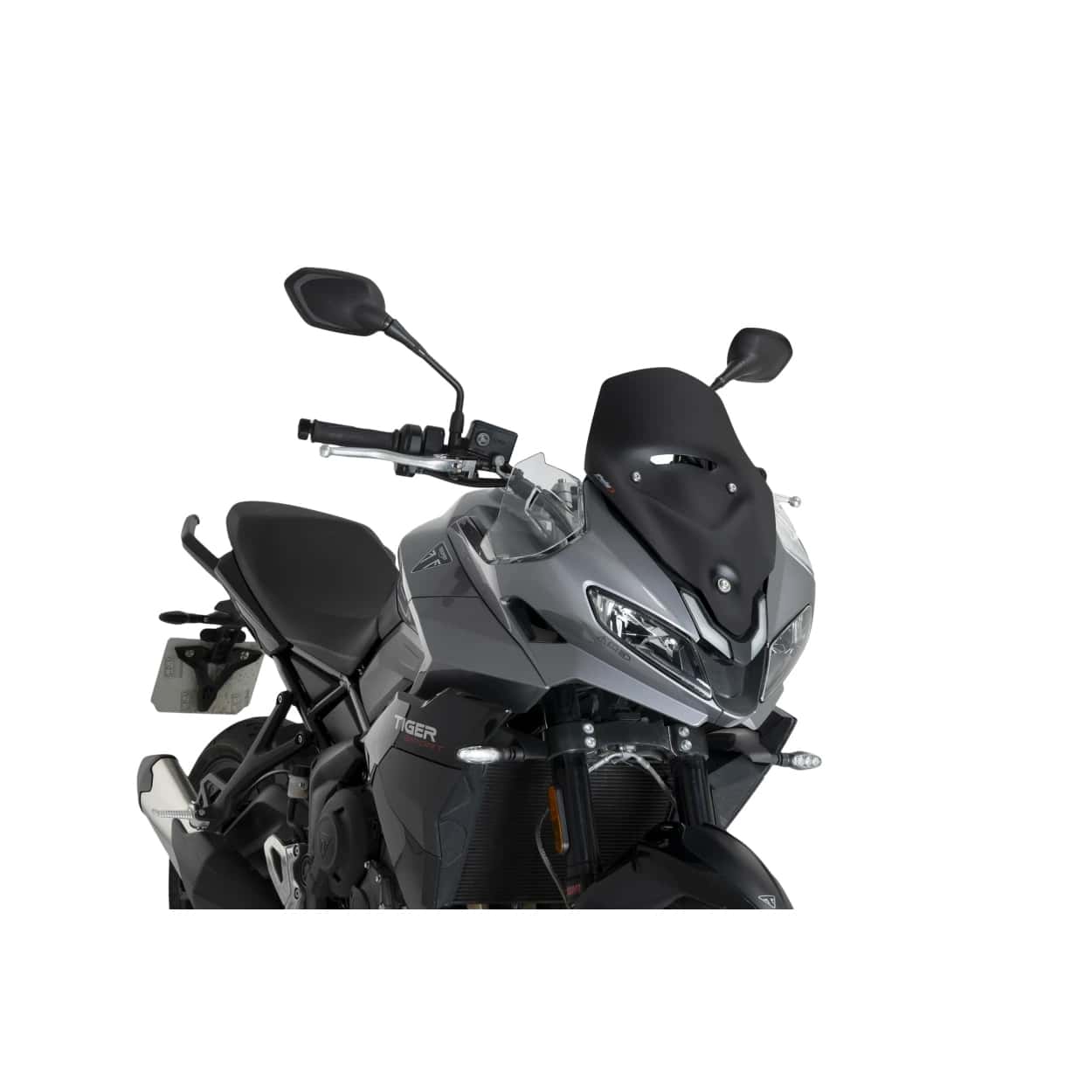 Puig Verkleidungsscheibe Sport matt schwarz für Tiger Sport 800 - Motorradteile & Ersatzteile - Anbauteile