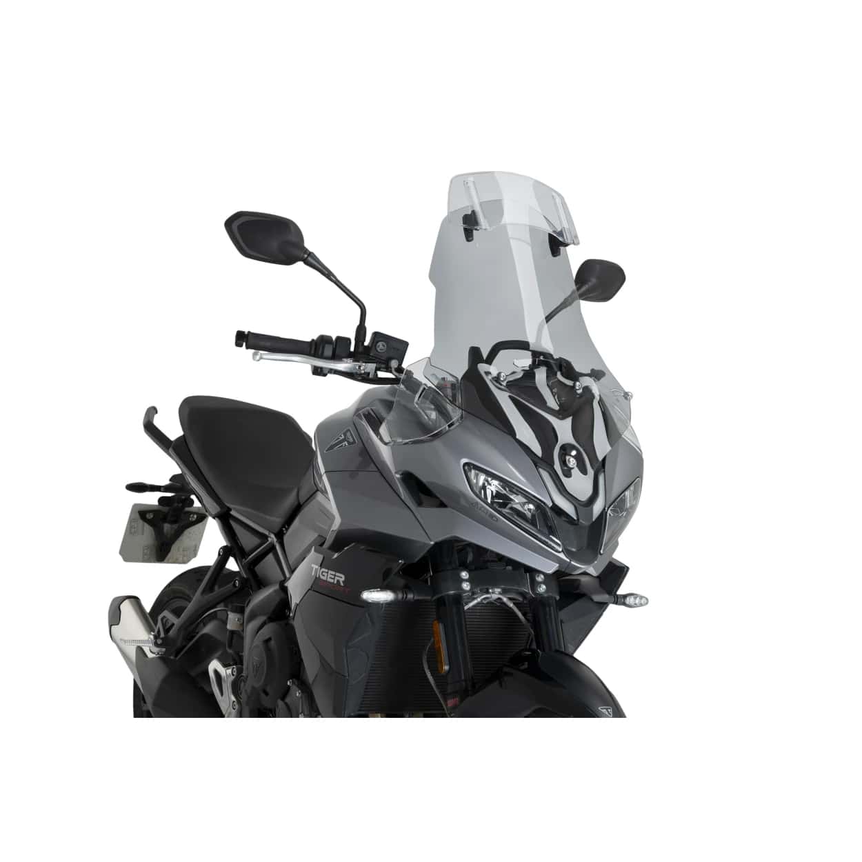 Puig Verkleidungsscheibe Touren Spoiler getönt für TigerSport 800 - Motorradteile & Ersatzteile - Anbauteile