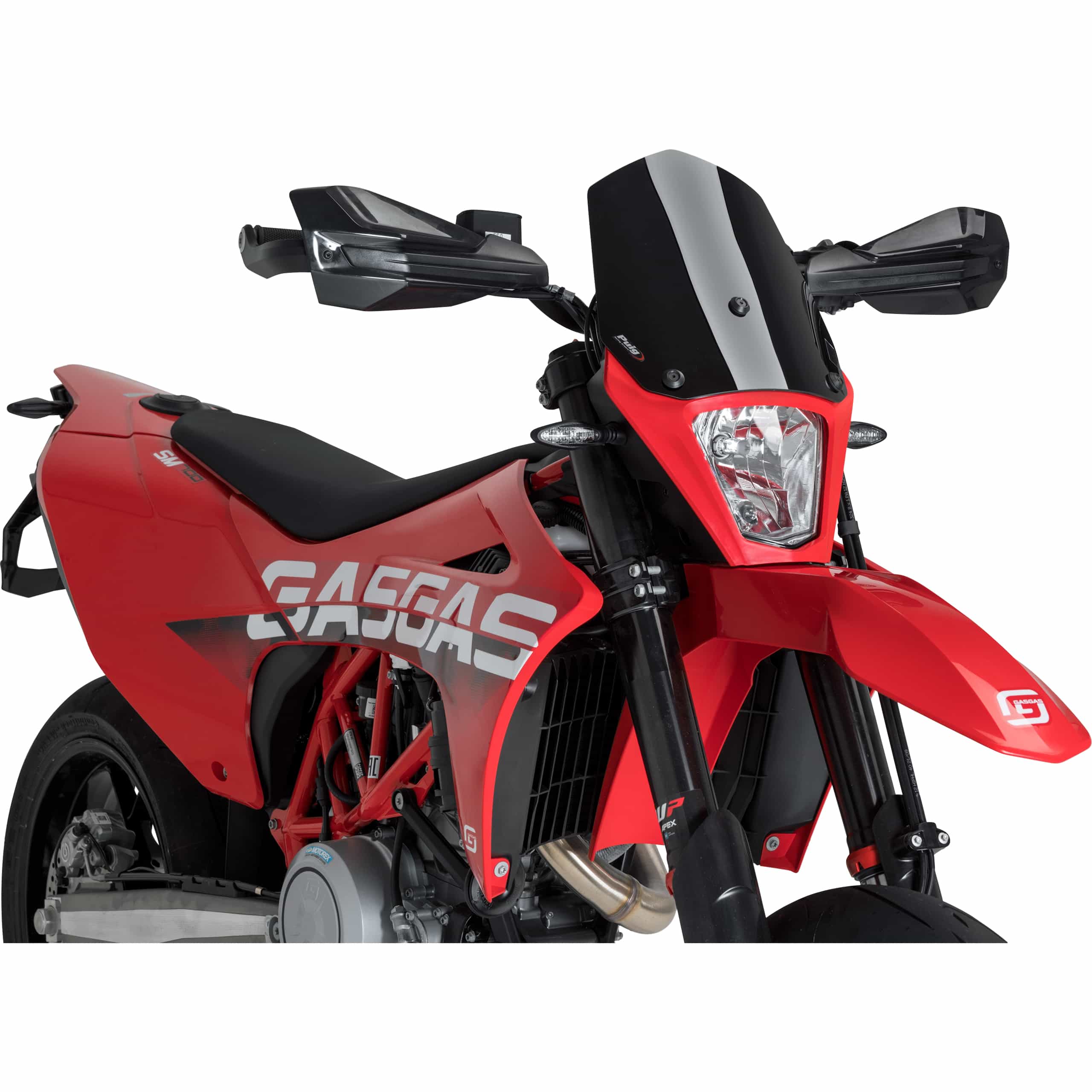 Puig Windschutzscheibe NG Sport schwarz für GasGas SM 700 - Motorradteile & Ersatzteile - Anbauteile