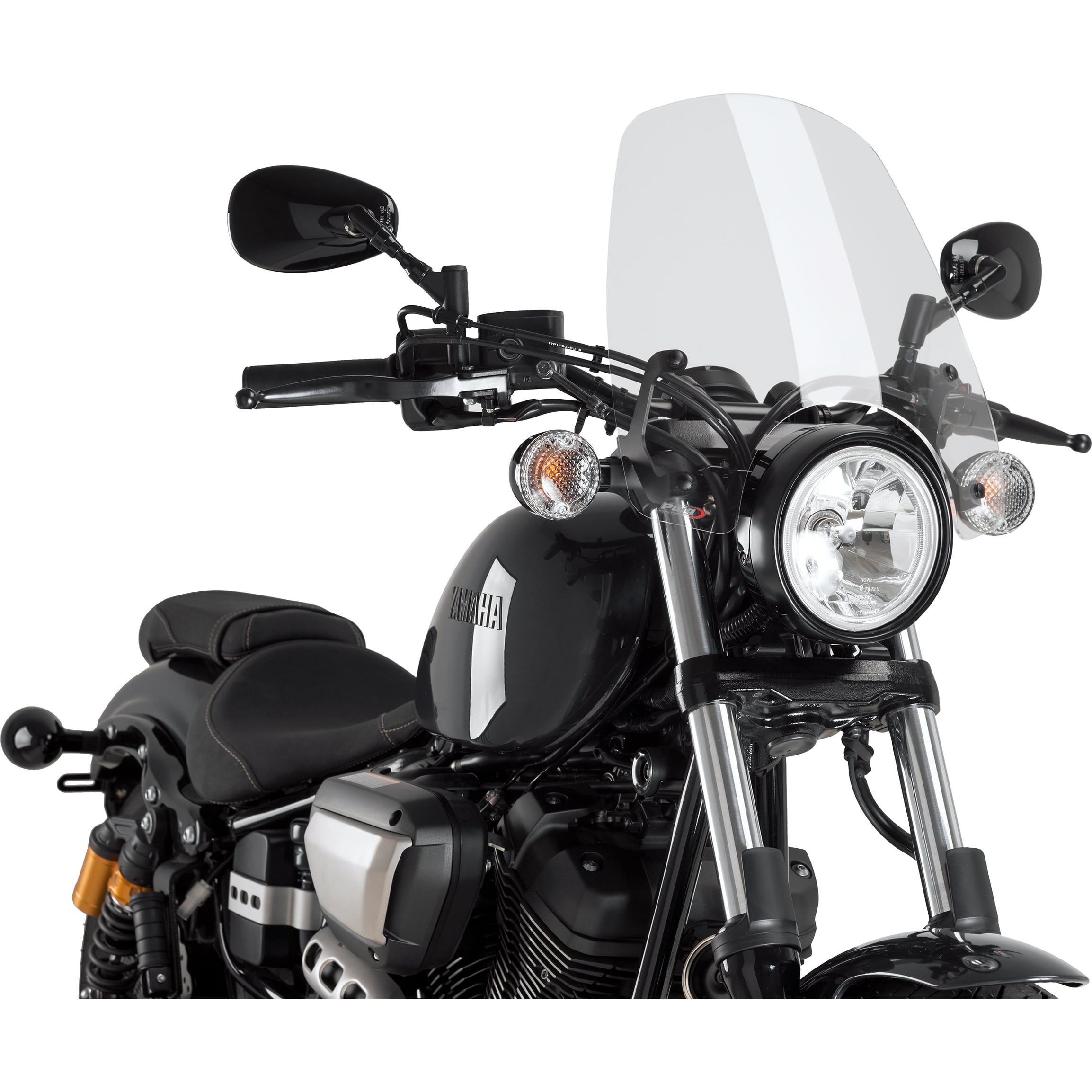 Puig Windschutzscheibe NG Touring klar für Yamaha XV 950 /Racer - Motorradteile & Ersatzteile - Anbauteile