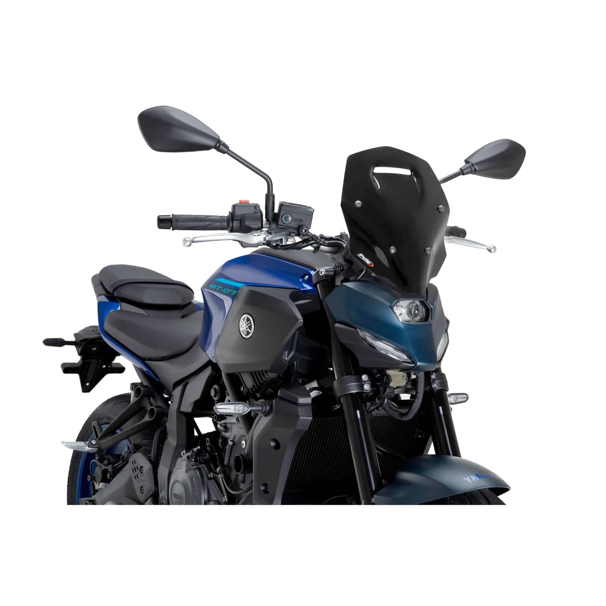Puig Windschutzscheibe NG Touring schwarz für Yamaha MT-07 2025- - Motorradteile & Ersatzteile - Anbauteile