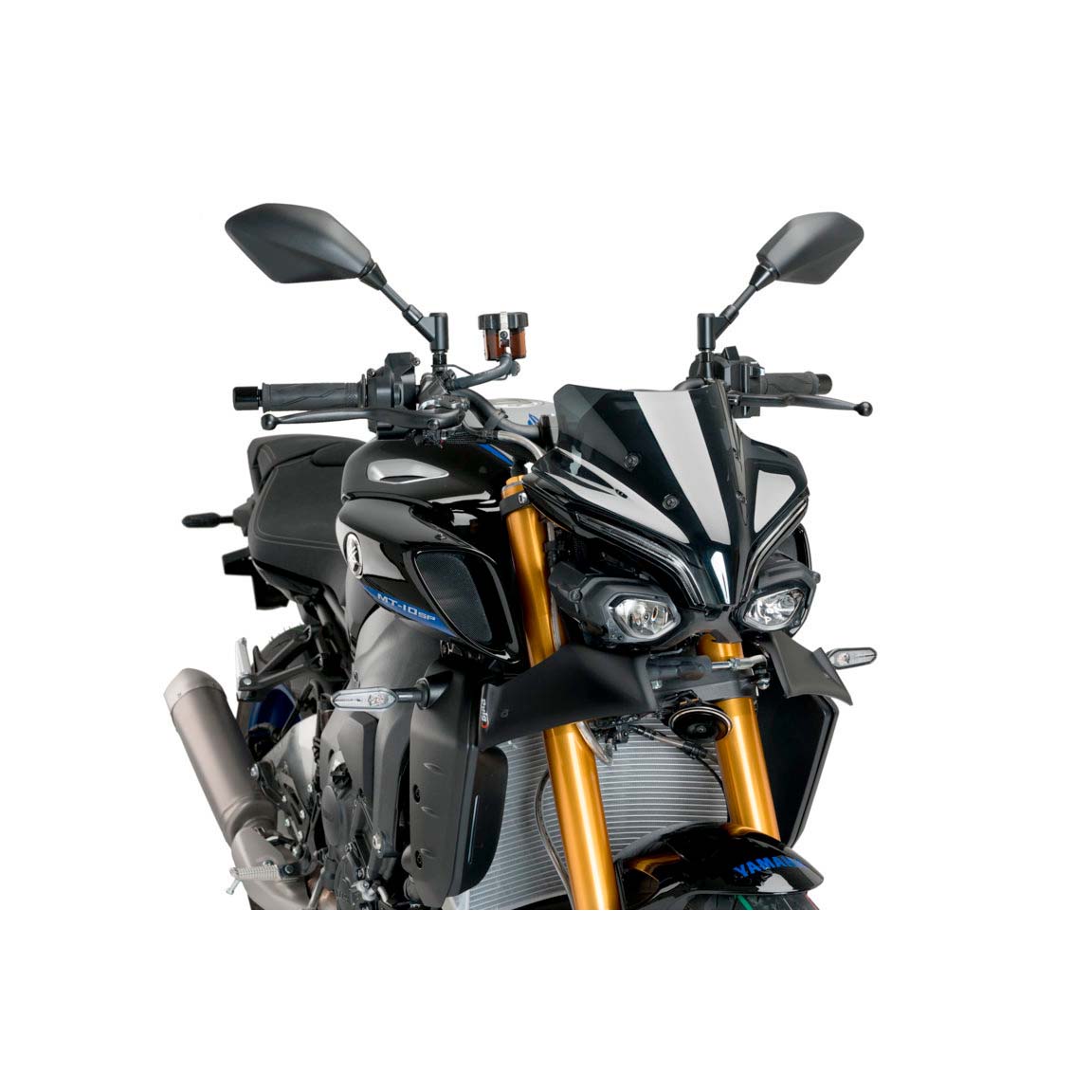 Puig Winglets Front mattschwarz für Yamaha MT-10 /SP 2022- - Motorradteile & Ersatzteile - Verkleidungen & Abdeckungen
