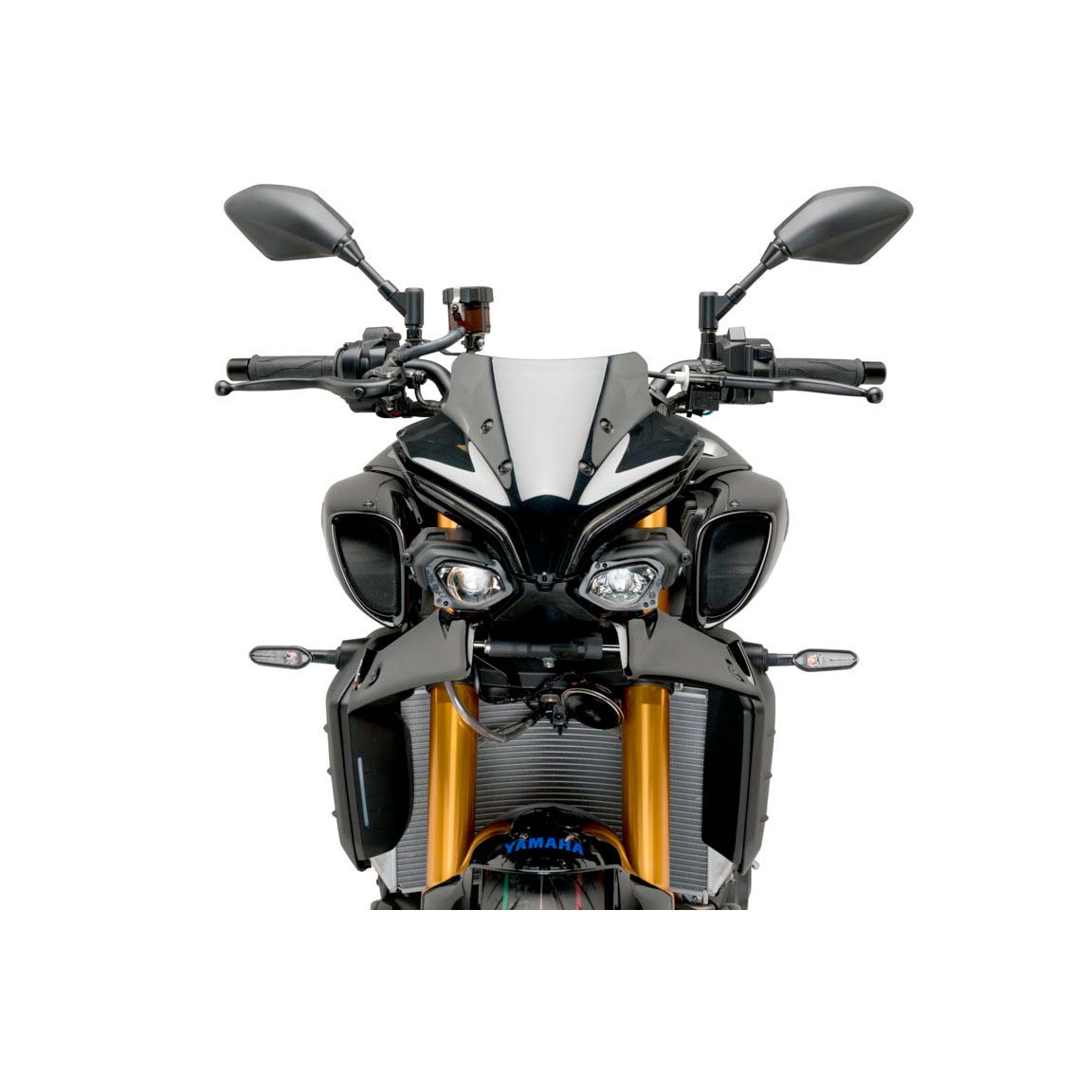 Puig Winglets Front schwarz für Yamaha MT-10 /SP 2022- - Motorradteile & Ersatzteile - Verkleidungen & Abdeckungen