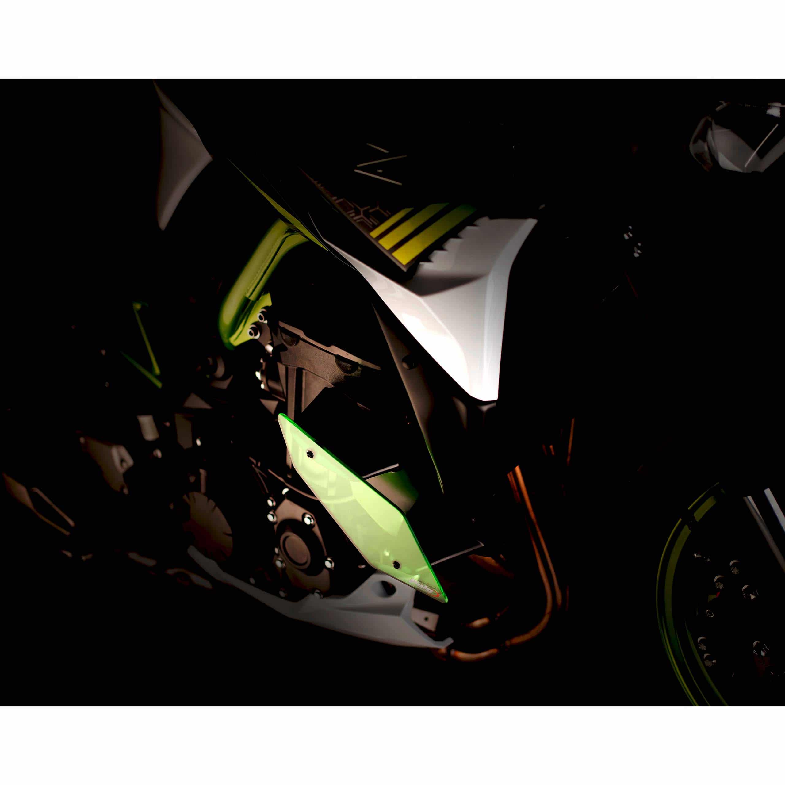 Puig Winglets Side grün für Kawasaki Z 900 2020- - Motorradteile & Ersatzteile - Verkleidungen & Abdeckungen