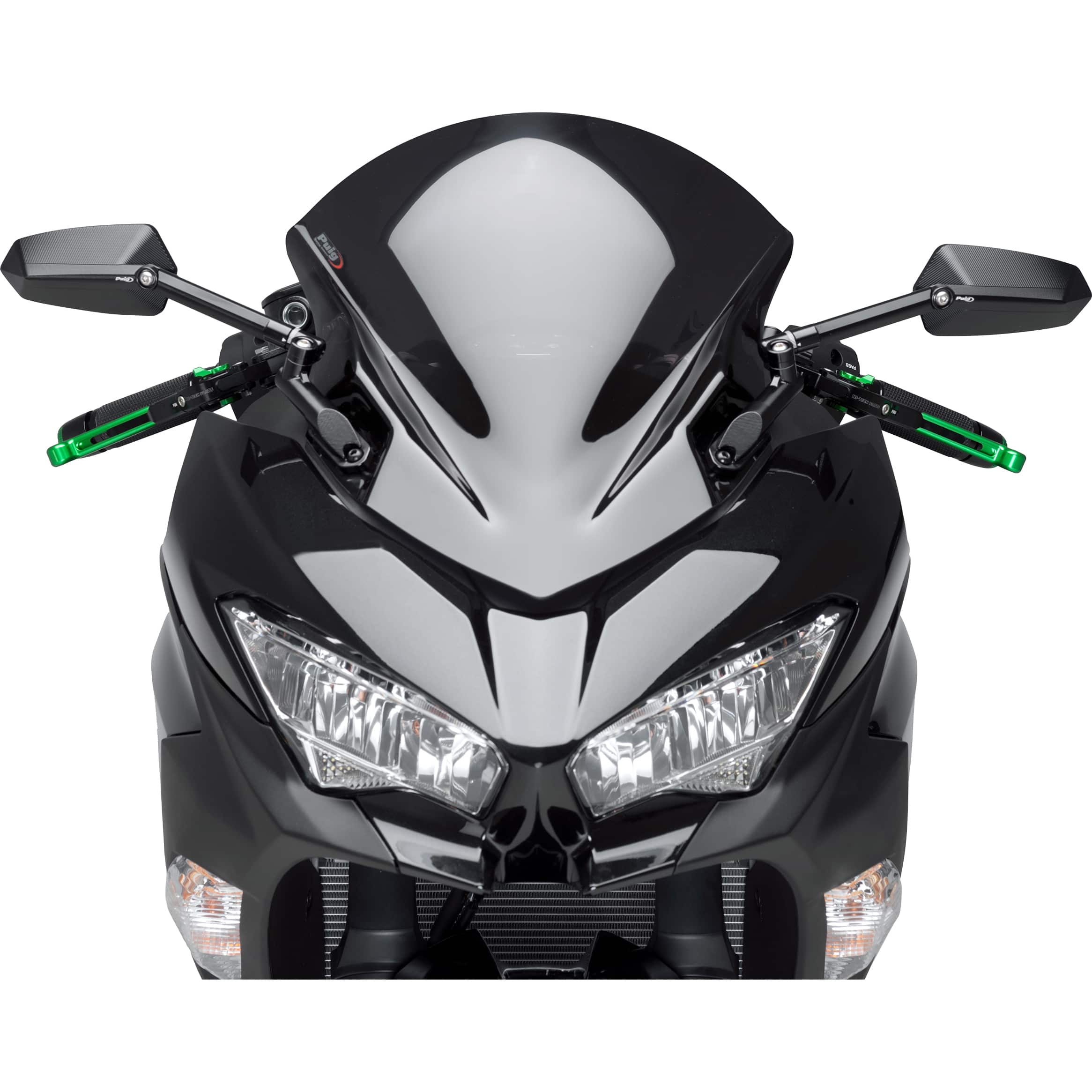 Puig Z-Racer Scheibe stark getönt für Kawasaki Ninja 400 - Motorradteile & Ersatzteile - Anbauteile