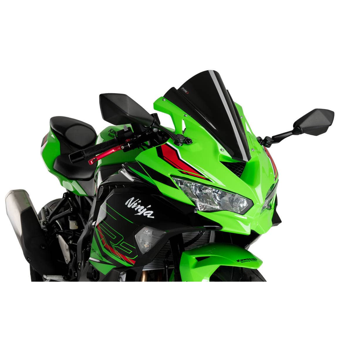 Puig Z-Racing Scheibe schwarz für Kawasaki ZX-6 R 2024- - Motorradteile & Ersatzteile - Anbauteile