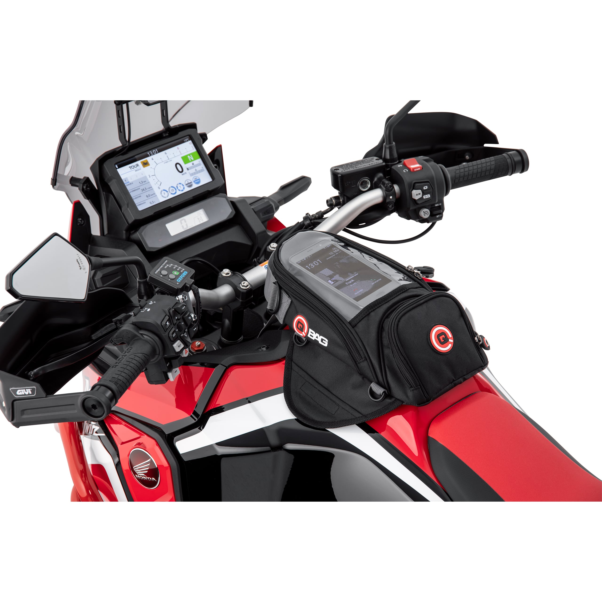 QBag Magnet/Riemen Tankrucksack ST16 3 Liter - Motorradzubehör - Motorradgepäck