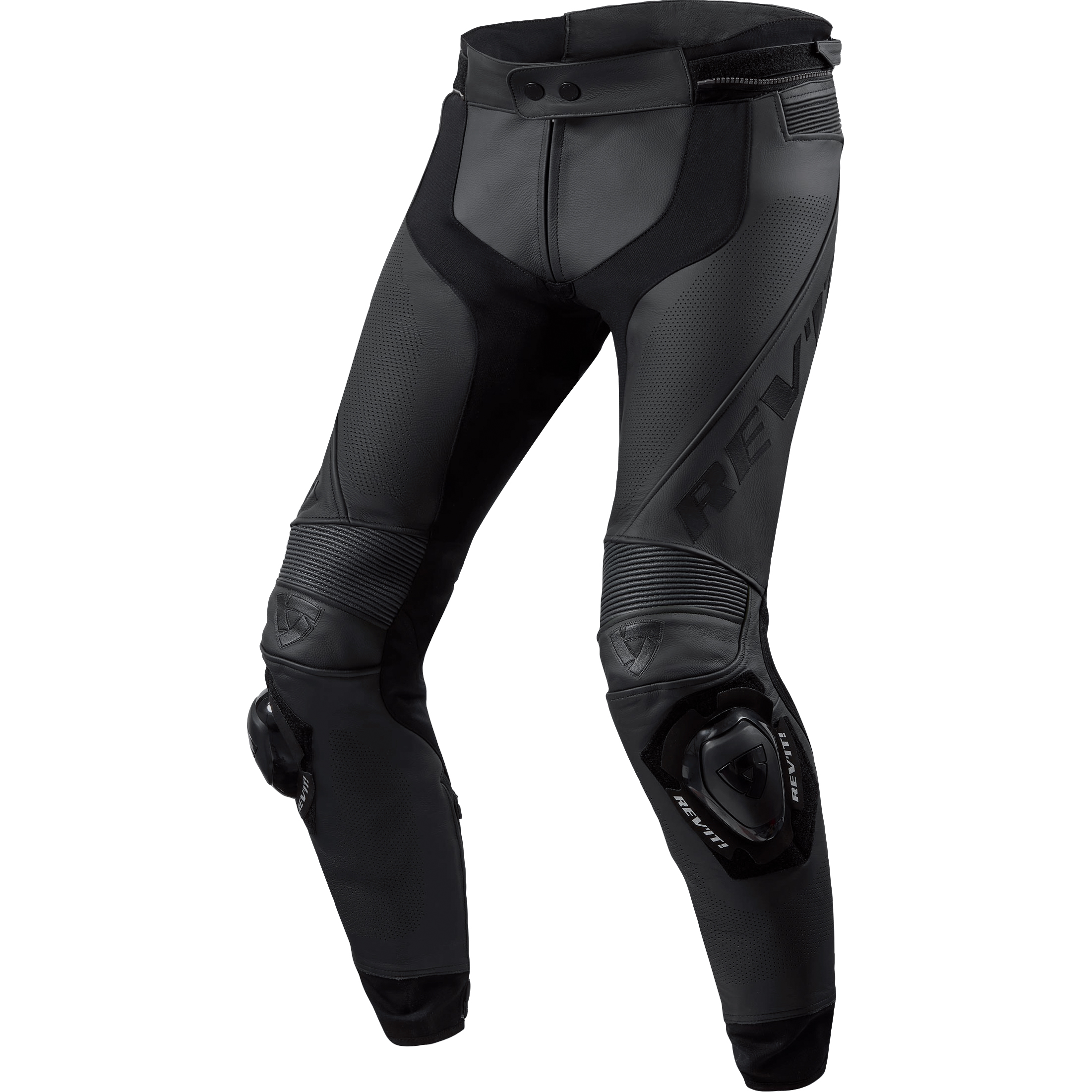 REV'IT! Apex Lederkombihose schwarz 56 - Motorradbekleidung - Motorradhosen