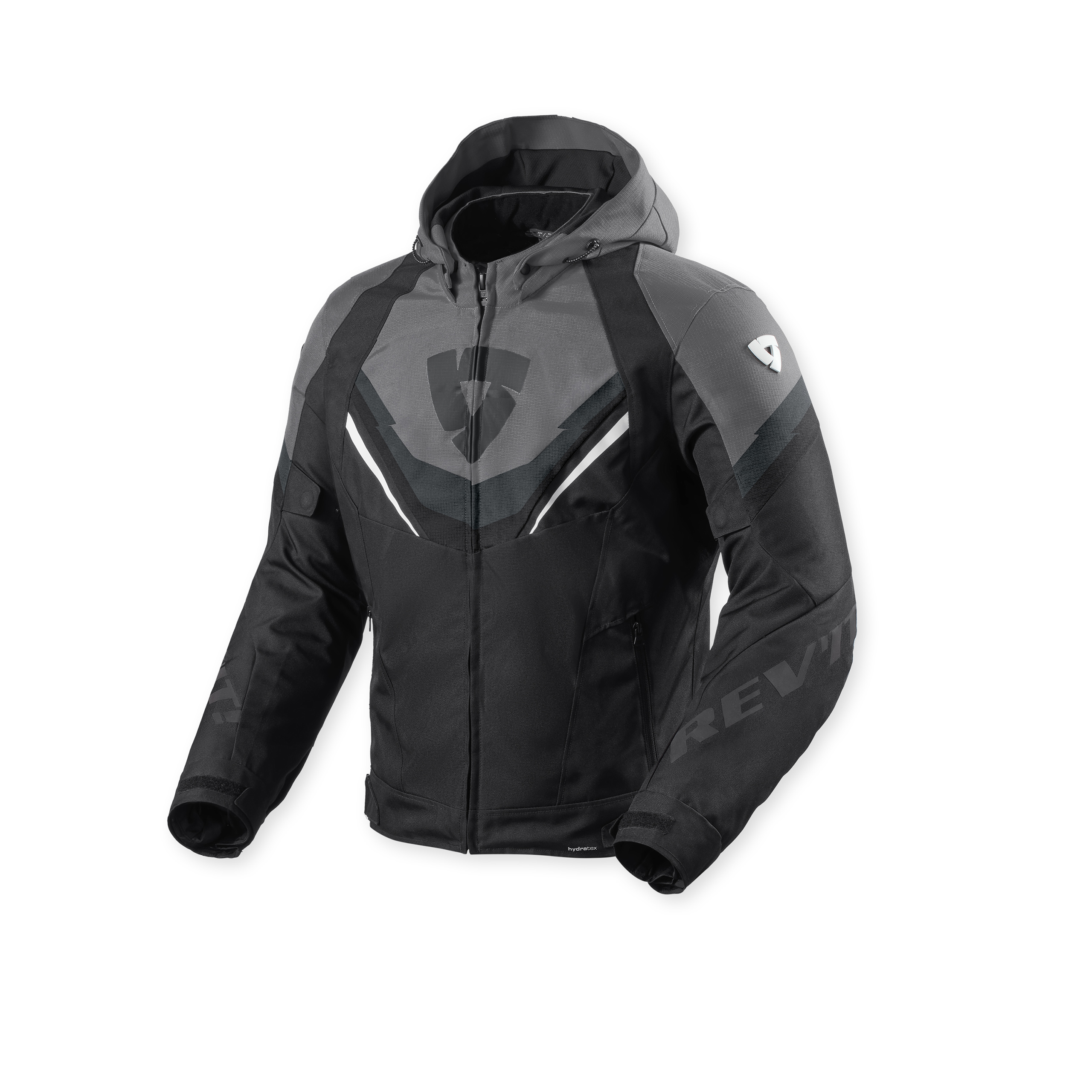 REV'IT! Quantum 3 H2O Textiljacke schwarz/grau M - Motorradbekleidung - Motorradjacken