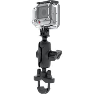 Ram Mounts Kamera-Adapter mit Klemmschelle für GoPro Hero/Garmin VIRB - Motorradzubehör - Multimedia