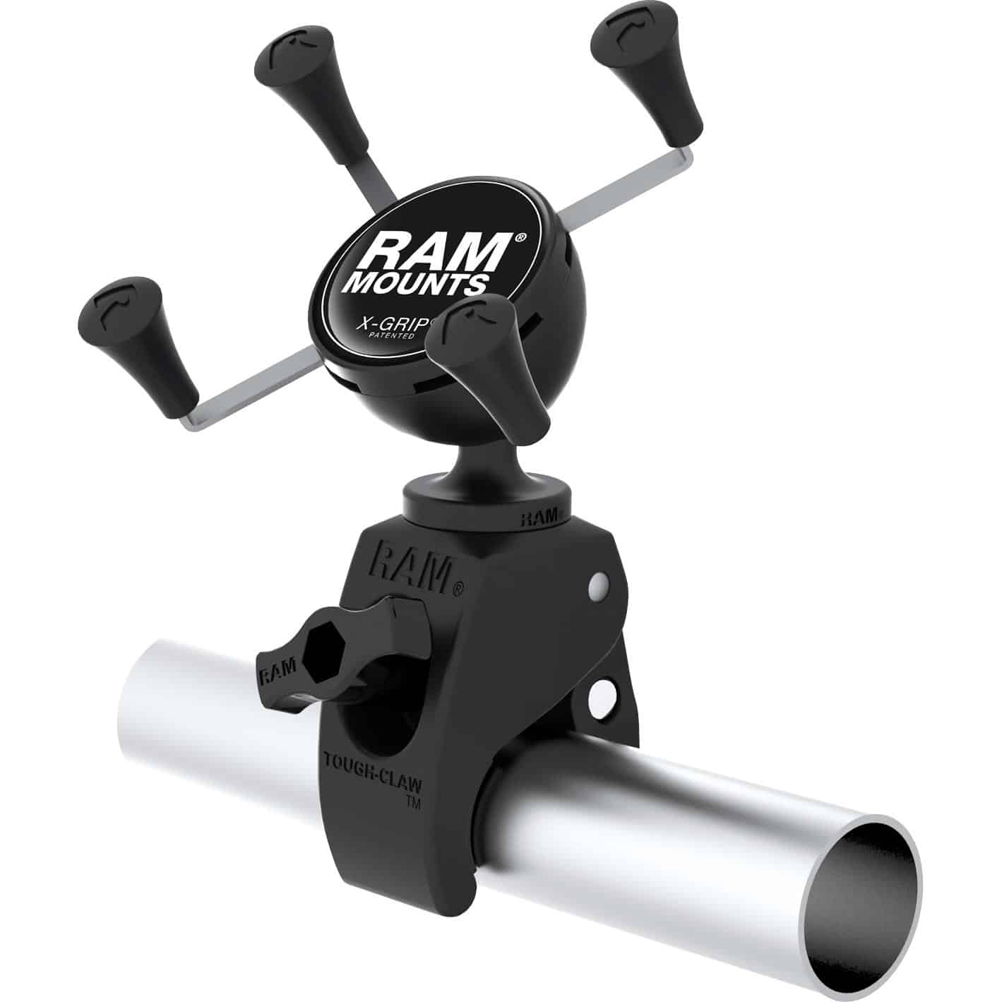 Ram Mounts X-Grip® Kit mit Tough-Claw Klemme für Smartphones - Motorradzubehör - Multimedia