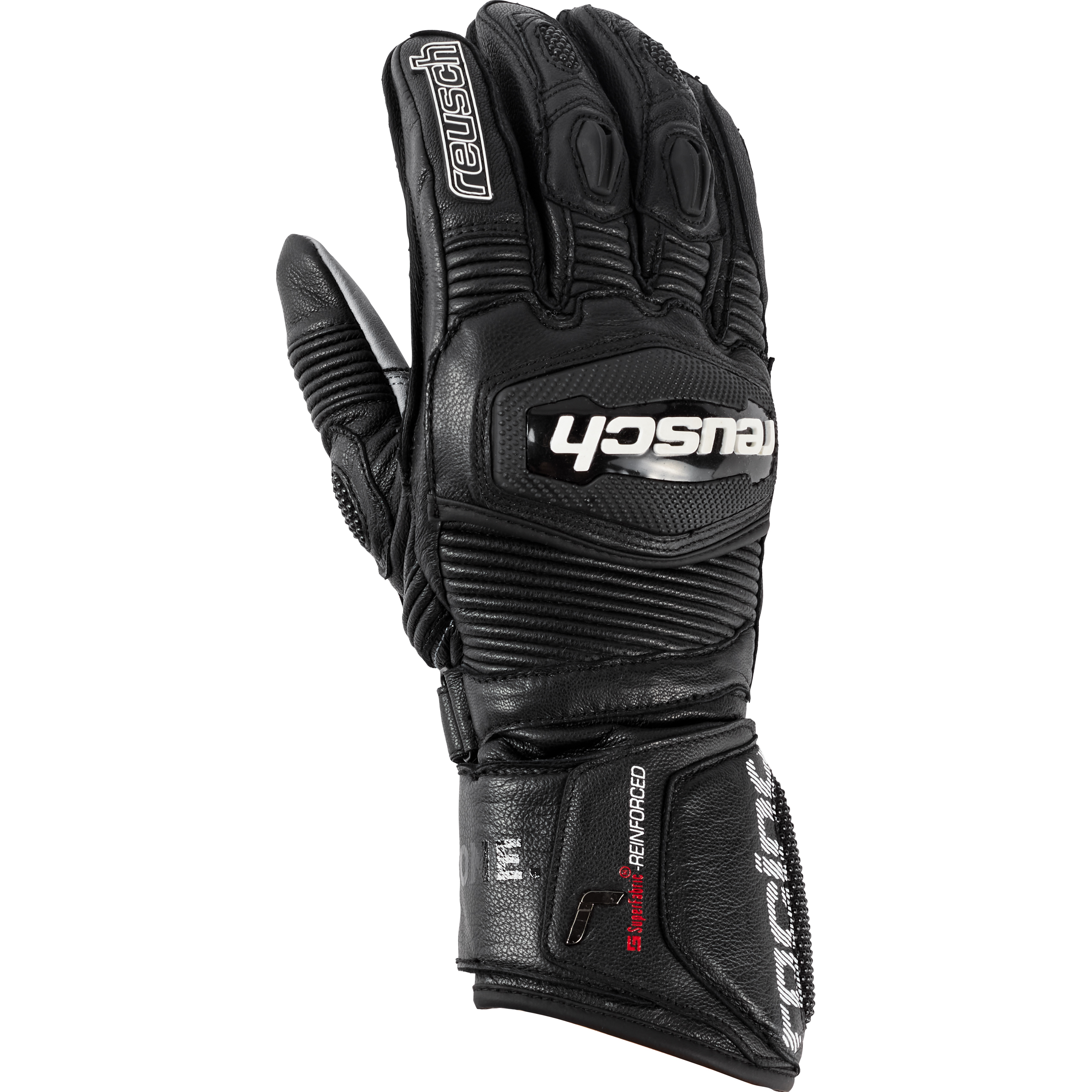 Reusch Bella V1P Racing Damen Lederhandschuh lang schwarz 6 - Motorradbekleidung - Motorradhandschuhe