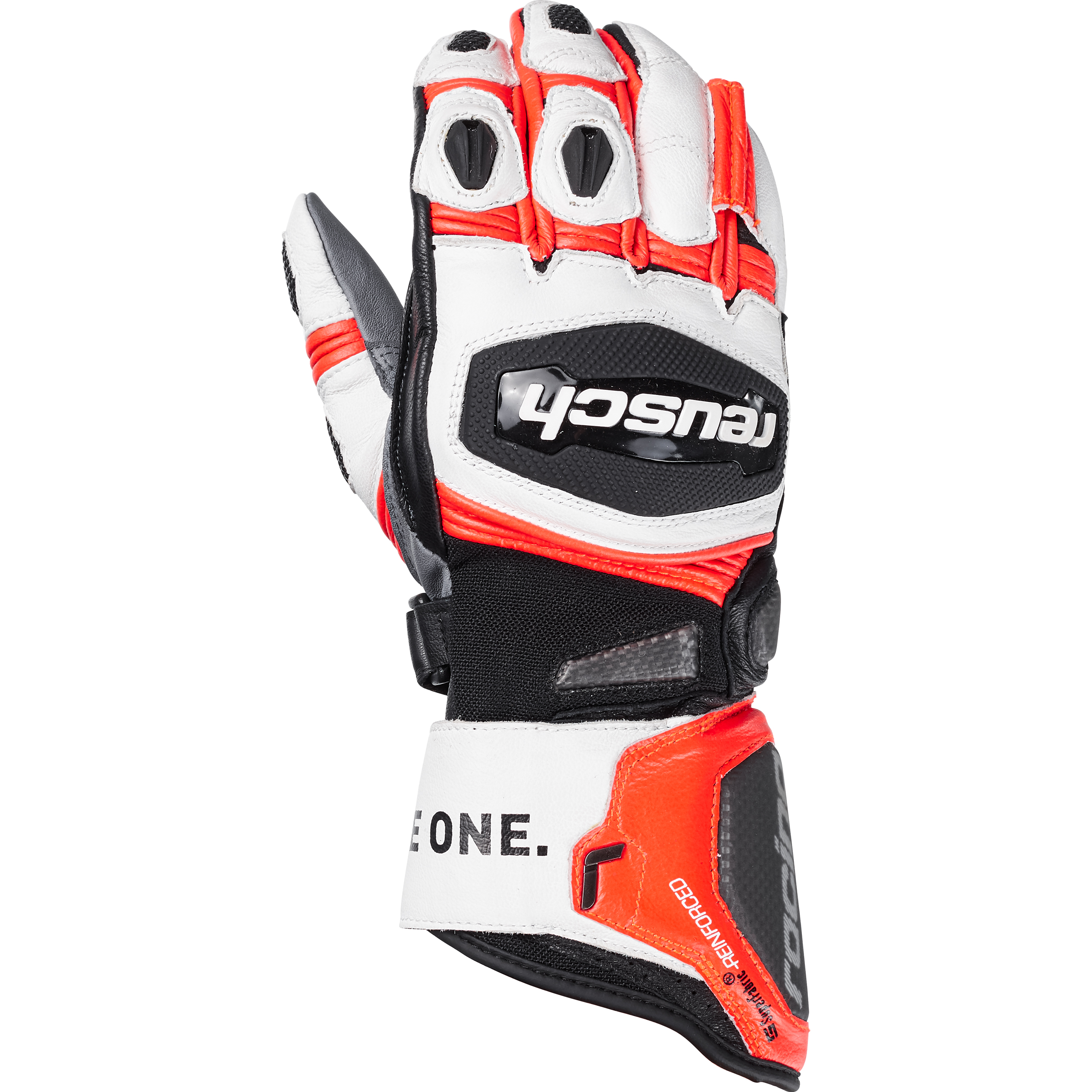 Reusch Donna Premium Damen Lederhandschuh lang weiß W-8 - Motorradbekleidung - Motorradhandschuhe