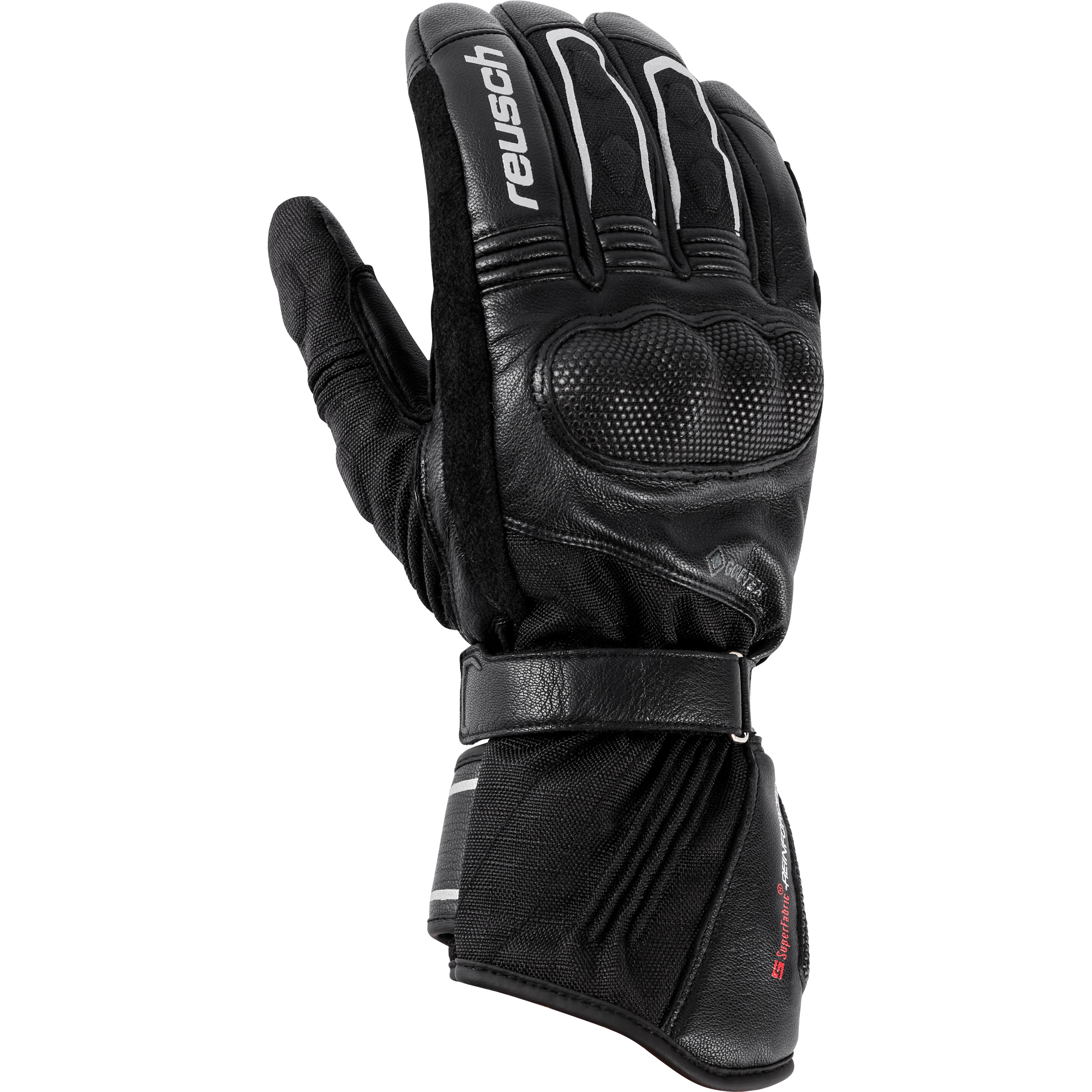 Reusch Driftice Gore-Tex Leder/Textilhandschuh lang schwarz 11 - Motorradbekleidung - Touring Motorradbekleidung