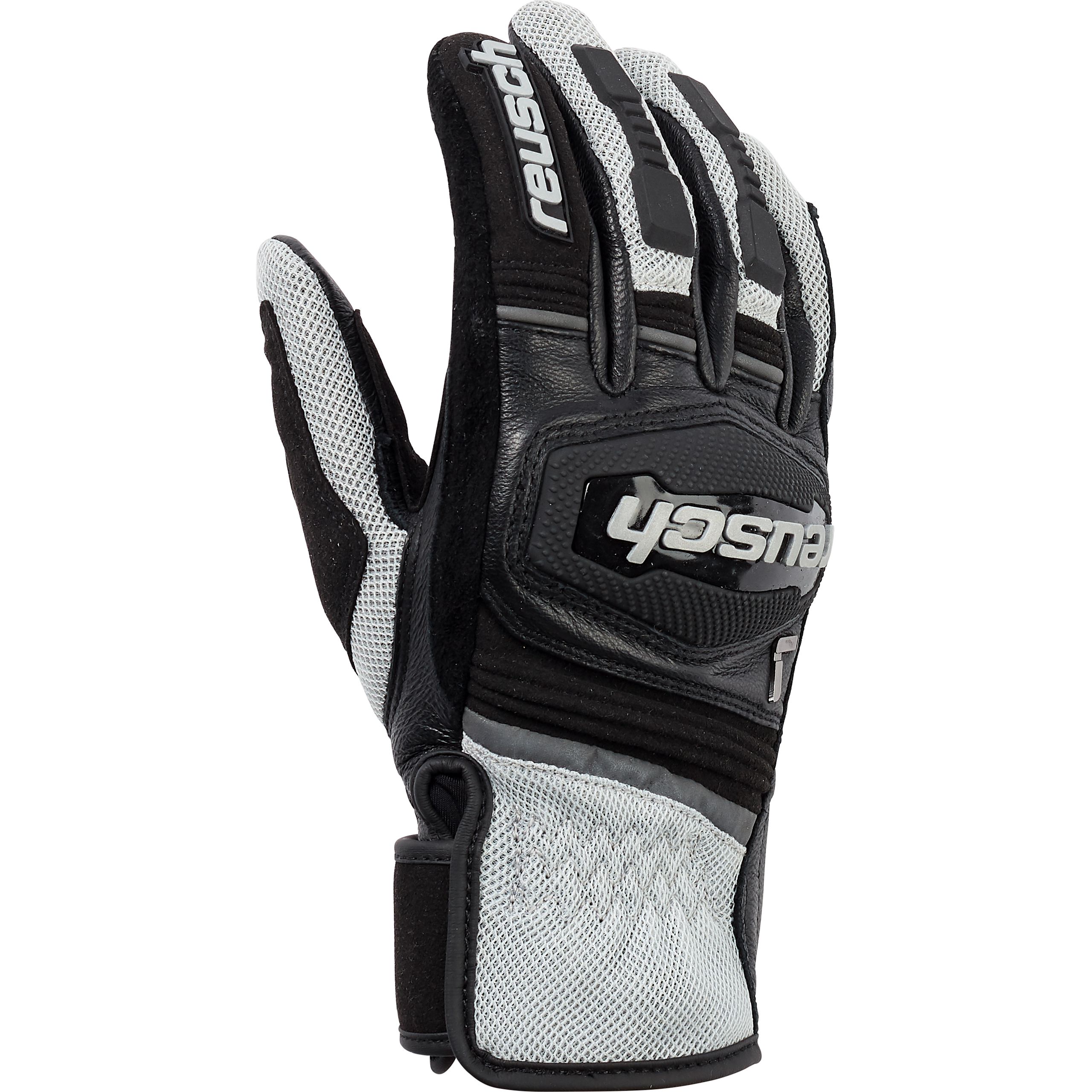 Reusch Outsprint Damen Leder-/Textilhandschuh kurz schw/grau W-7