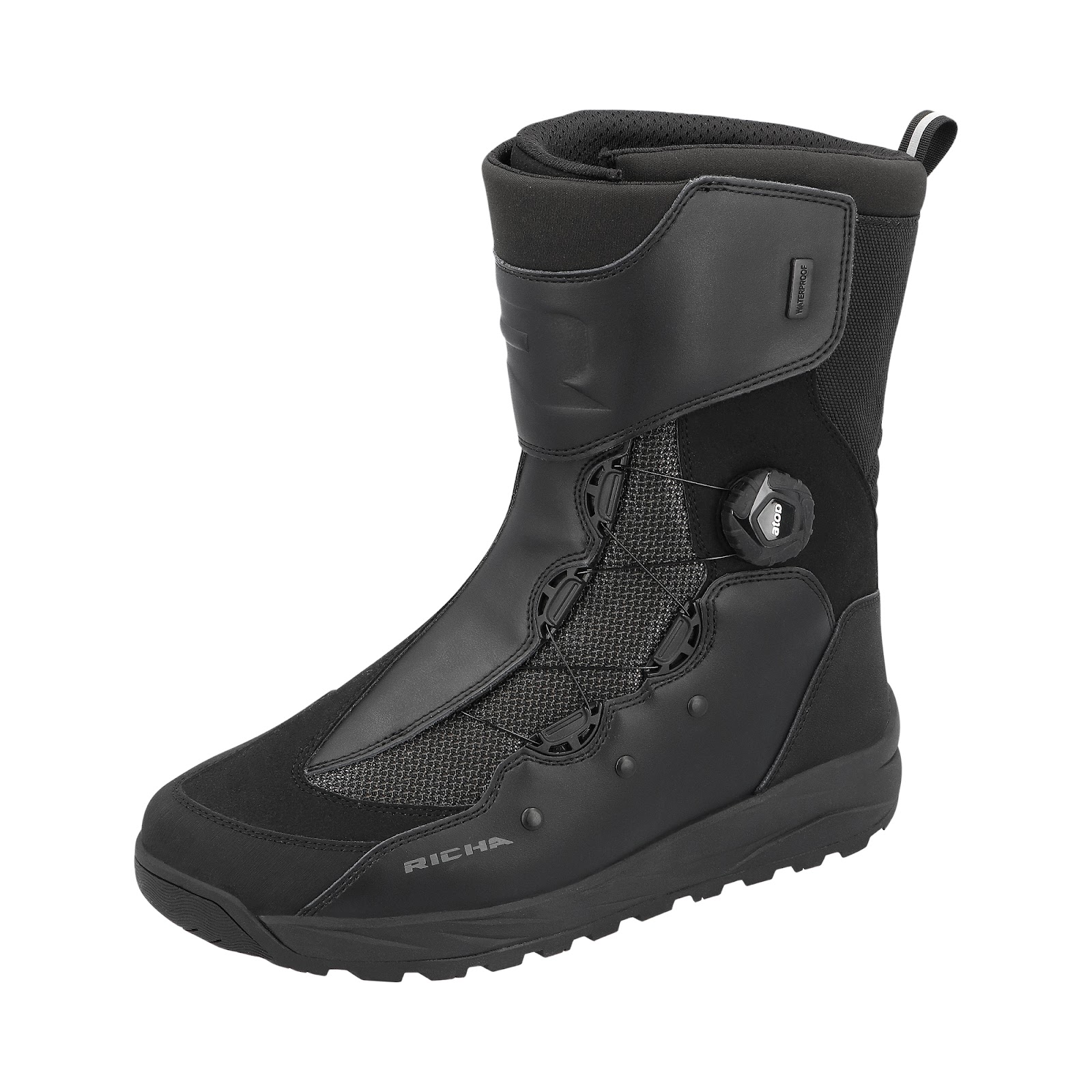 Richa Adventure X-Over MID ATOP WP Motorradstiefel schwarz 45 - Motorradbekleidung - Motorradstiefel & Motorradschuhe