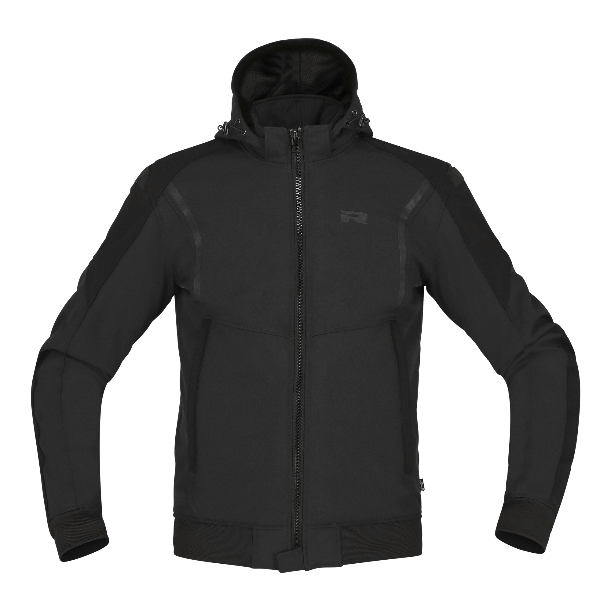 Richa Atomic 2 Hoodie WP schwarz/dunkelgrau 3XL - Motorradbekleidung - Motorradjacken