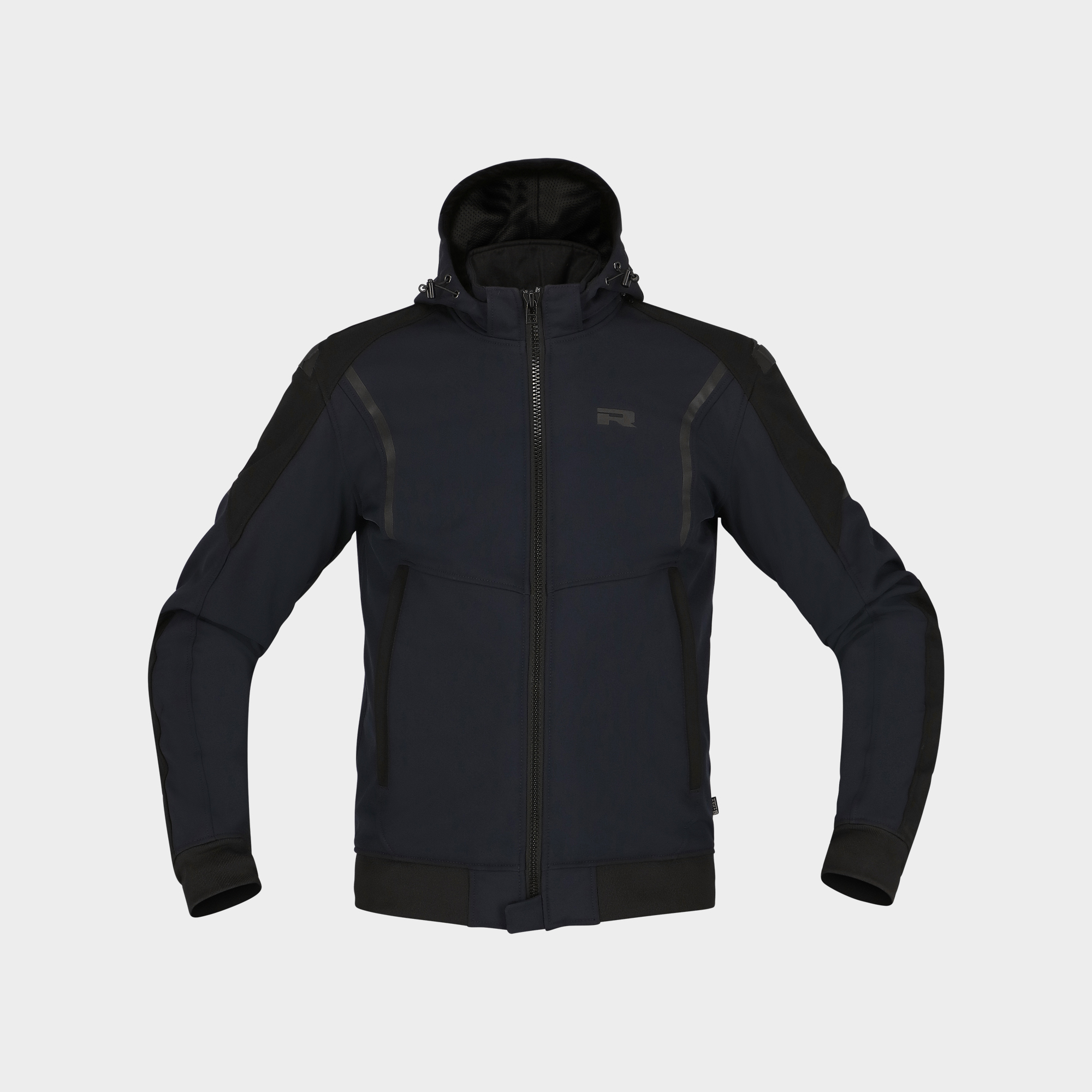Richa Atomic 2 Hoodie WP schwarz/navy XL - Motorradbekleidung - Motorradjacken