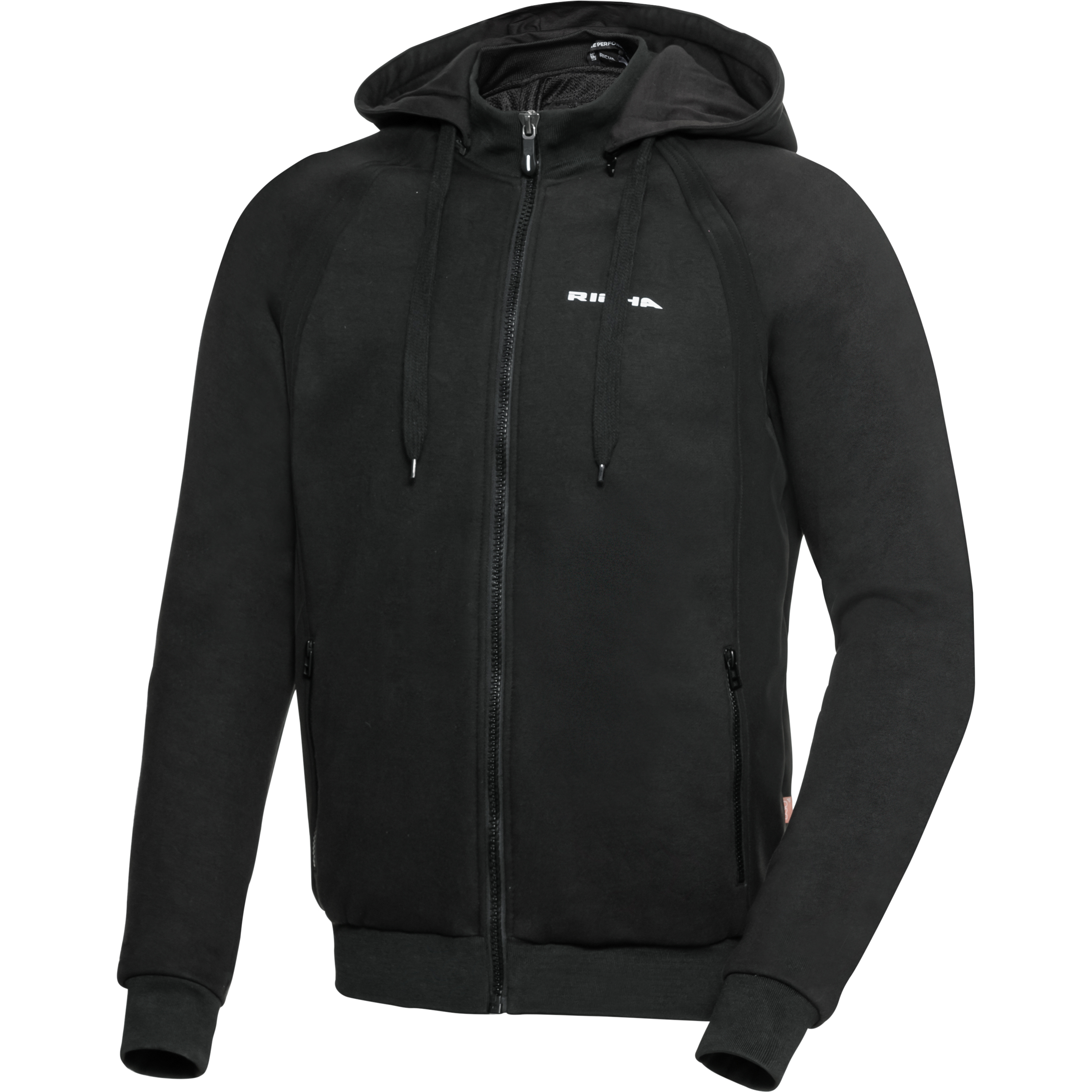 Richa Compton Hoodie schwarz 3XL - Motorradbekleidung - Motorradjacken