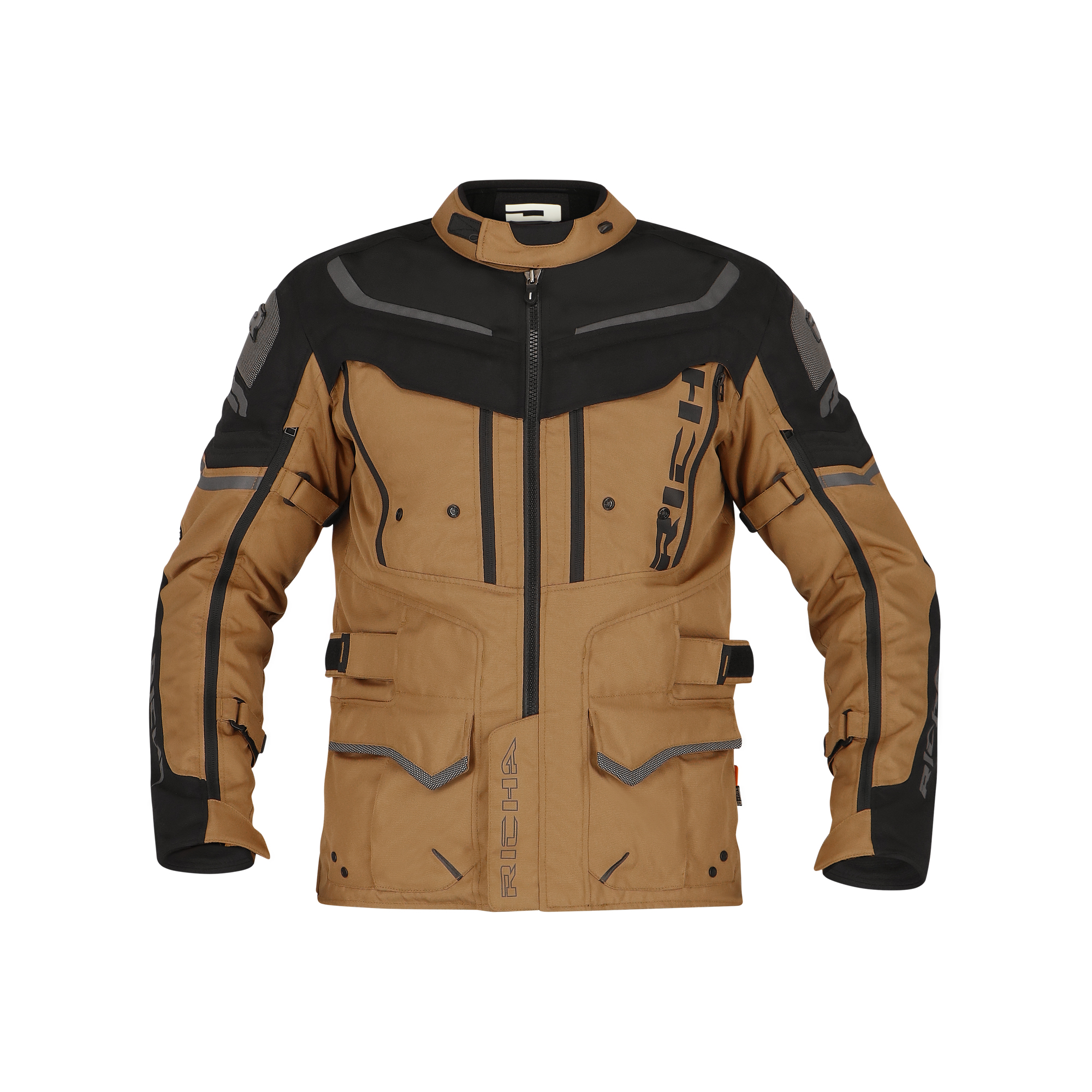 Richa Infinity 2 Adventure Textiljacke camel/schwarz M - Motorradbekleidung - Motorradjacken