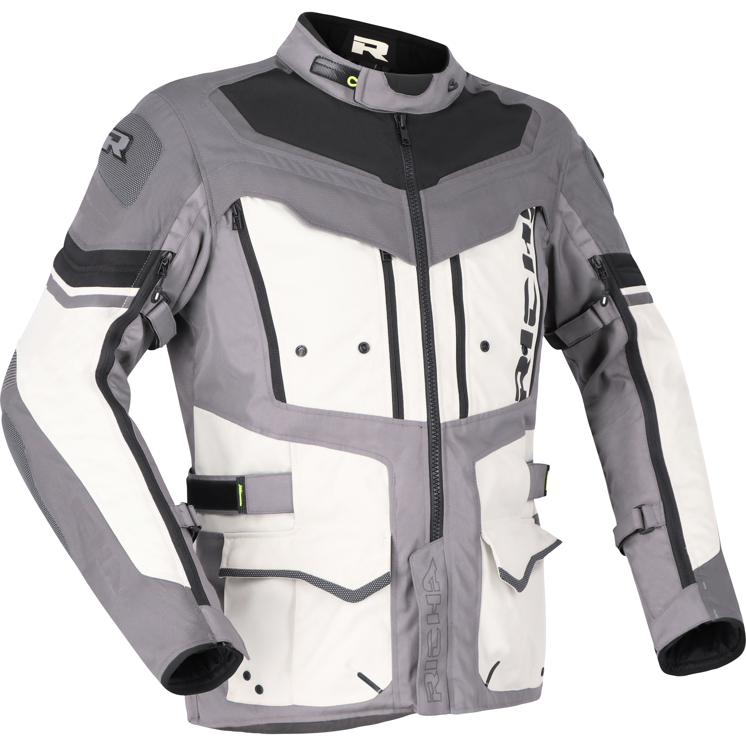 Richa Infinity 2 Adventure Textiljacke dunkelgrau/hellgrau L - Motorradbekleidung - Motorradjacken