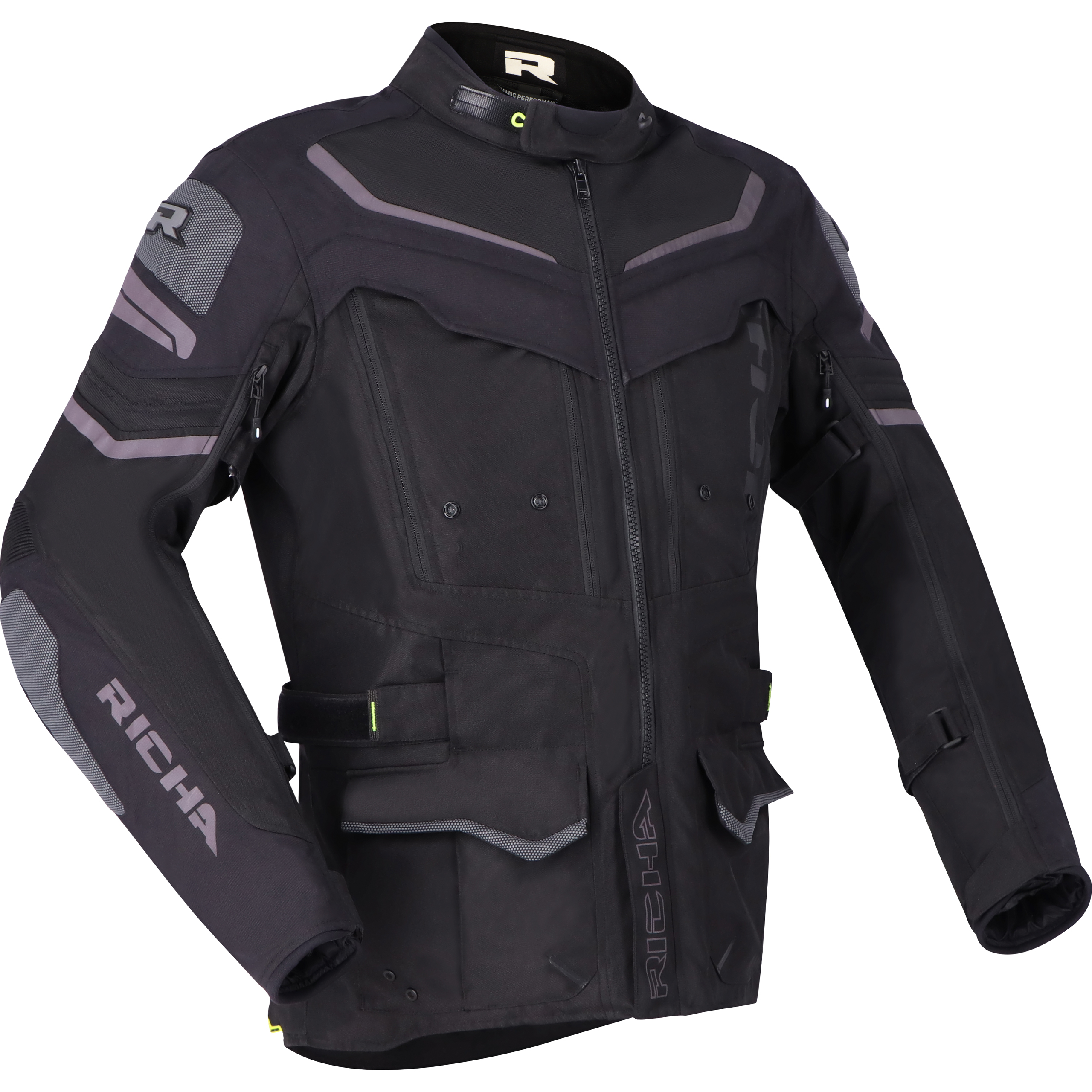 Richa Infinity 2 Adventure Textiljacke schwarz S - Motorradbekleidung - Motorradjacken