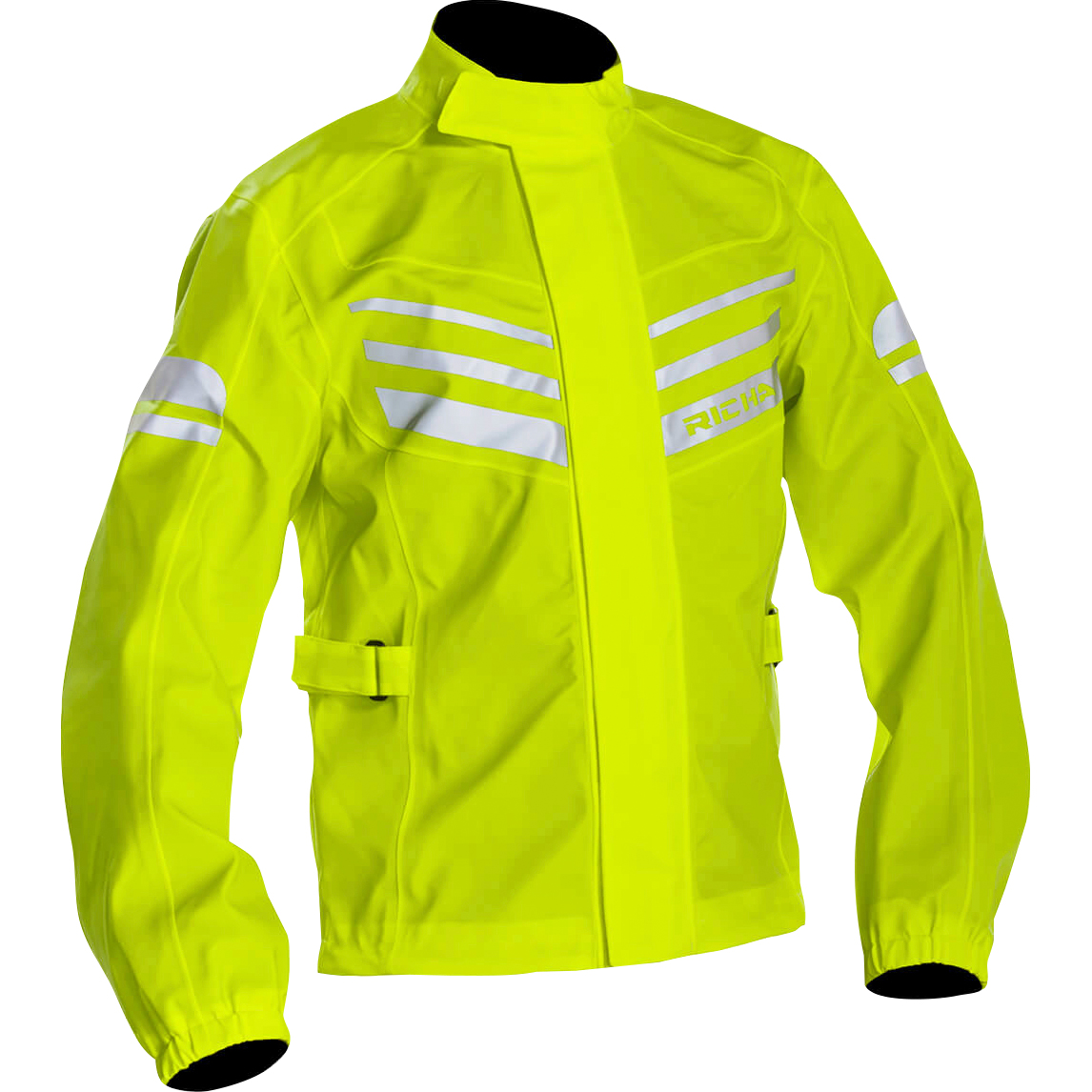 Richa Rain Stretch Regenjacke neon-gelb XXL - Motorradbekleidung - Wetterschutzkleidung