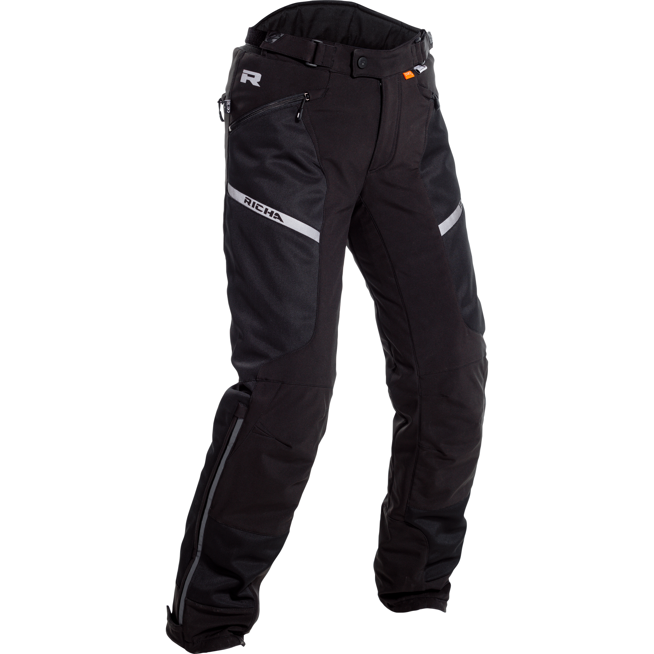 Richa Softshell Mesh Damen WP Textilhose schwarz XL (kurz) - Motorradbekleidung - Touring Motorradbekleidung