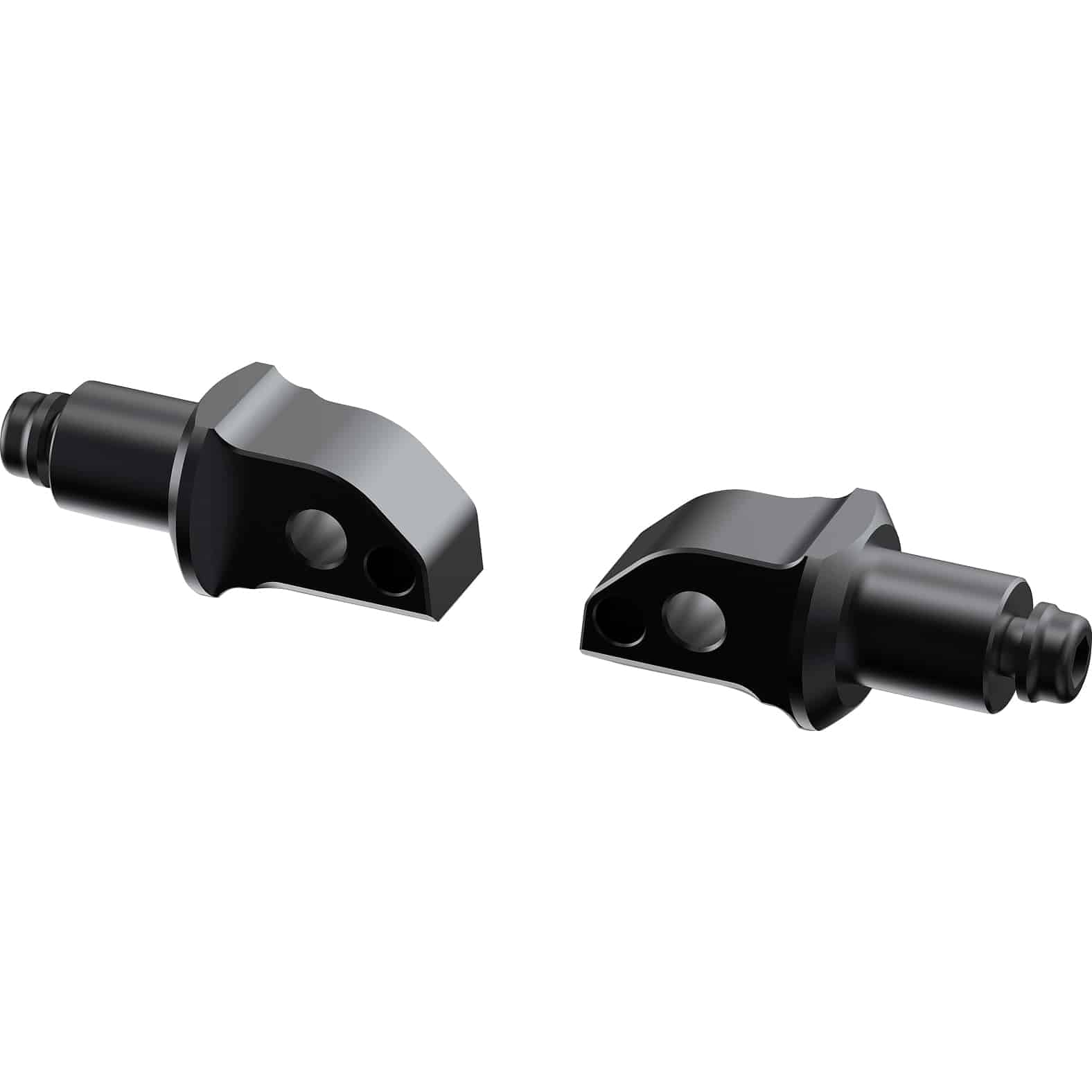 Rizoma Fußrastengelenke Ø18mm PE655B schwarz für den Beifahrer - Motorradteile & Ersatzteile - Fußrasten & Hebel