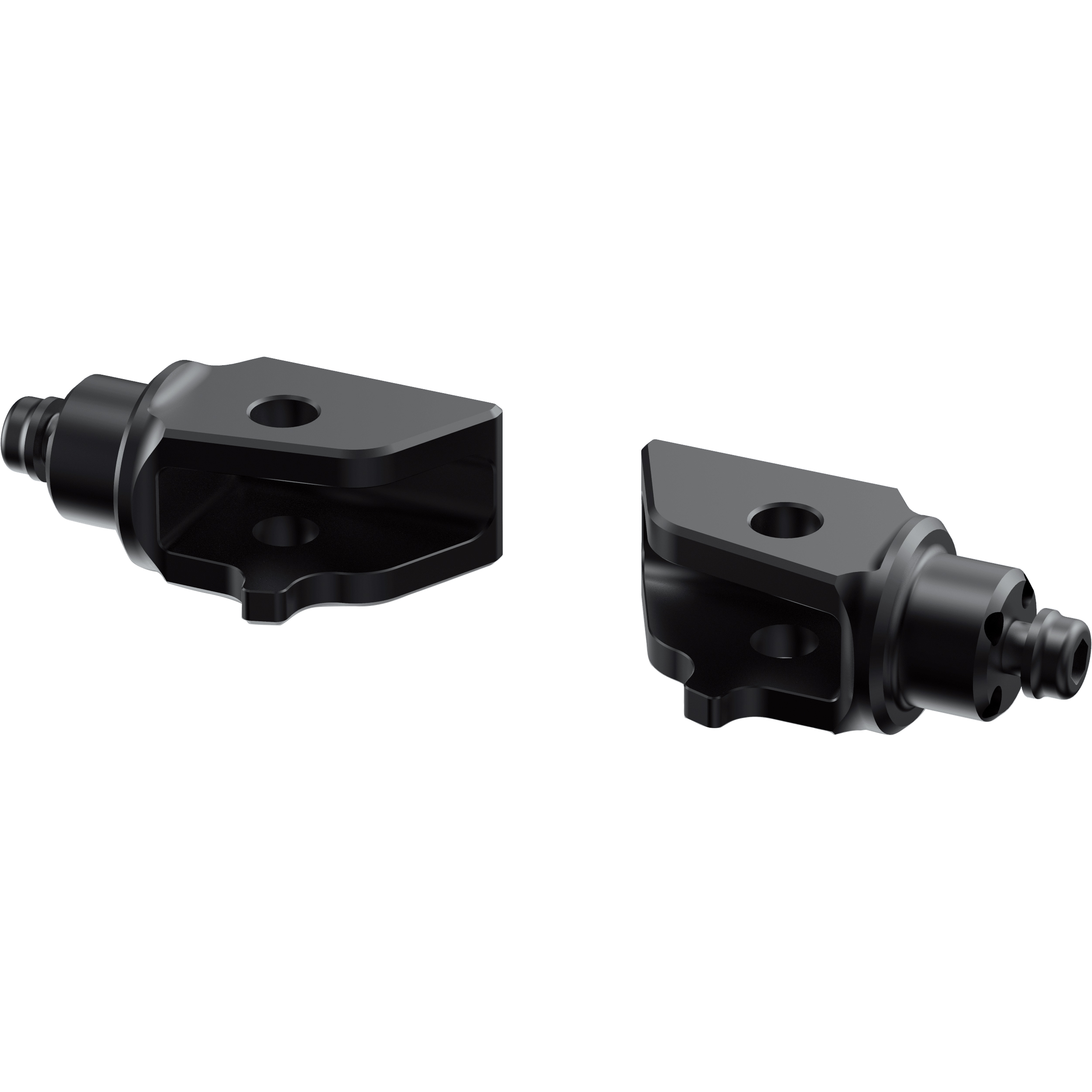 Rizoma Fußrastengelenke Ø22mm PE665B schwarz für Fahrer - Motorradteile & Ersatzteile - Fußrasten & Hebel