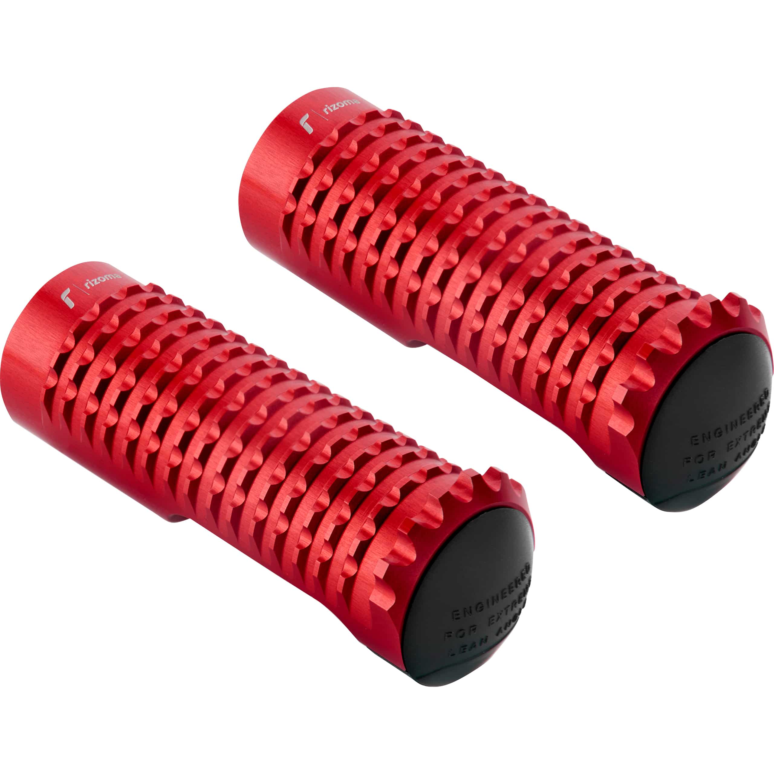 Rizoma Fußrastenpaar Ø18mm Extreme ohne Adaptergelenke!! PE631R rot - Motorradteile & Ersatzteile - Fußrasten & Hebel