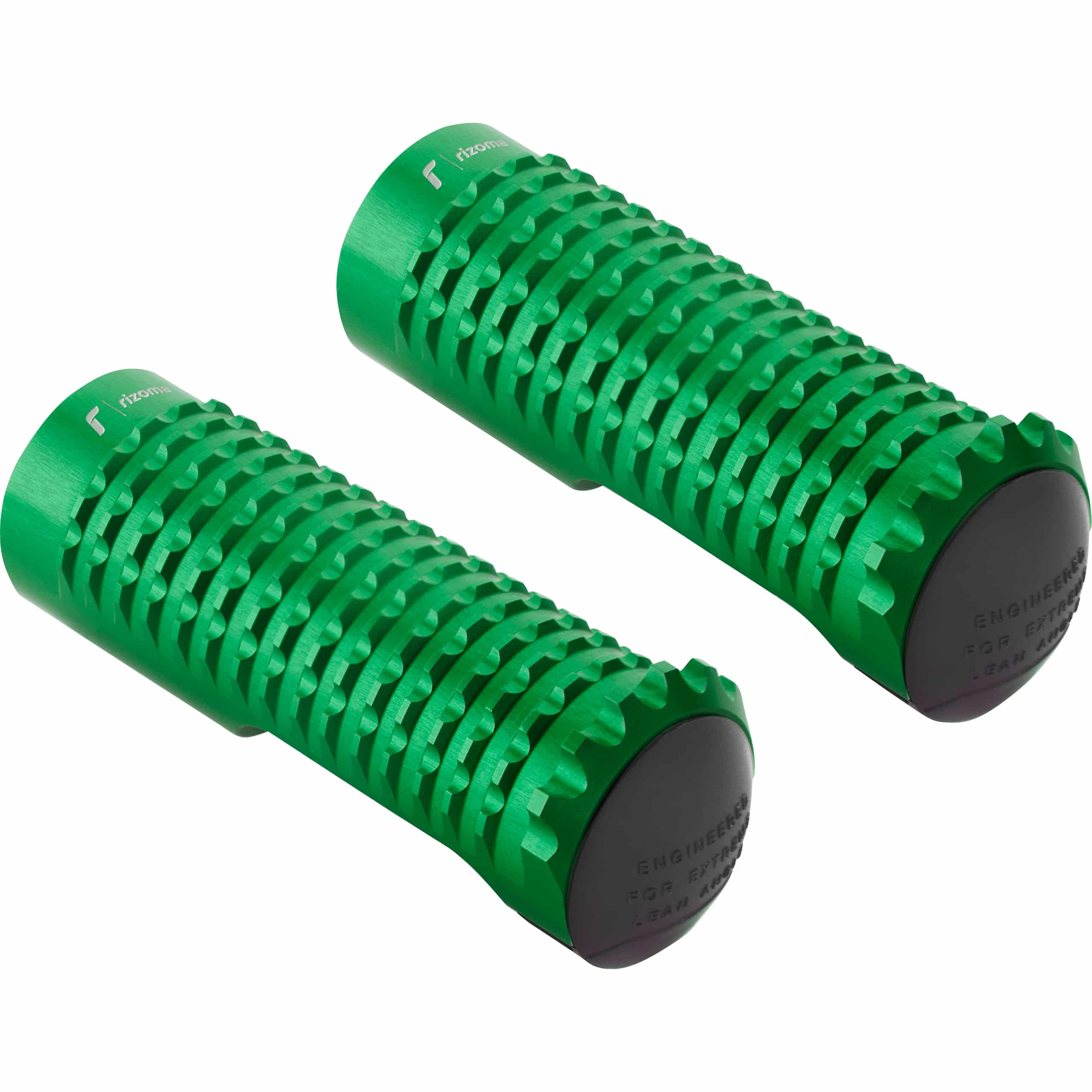 Rizoma Fußrastenpaar Ø18mm Extreme ohne Adaptergelenke! PE631V grün - Motorradteile & Ersatzteile - Fußrasten & Hebel
