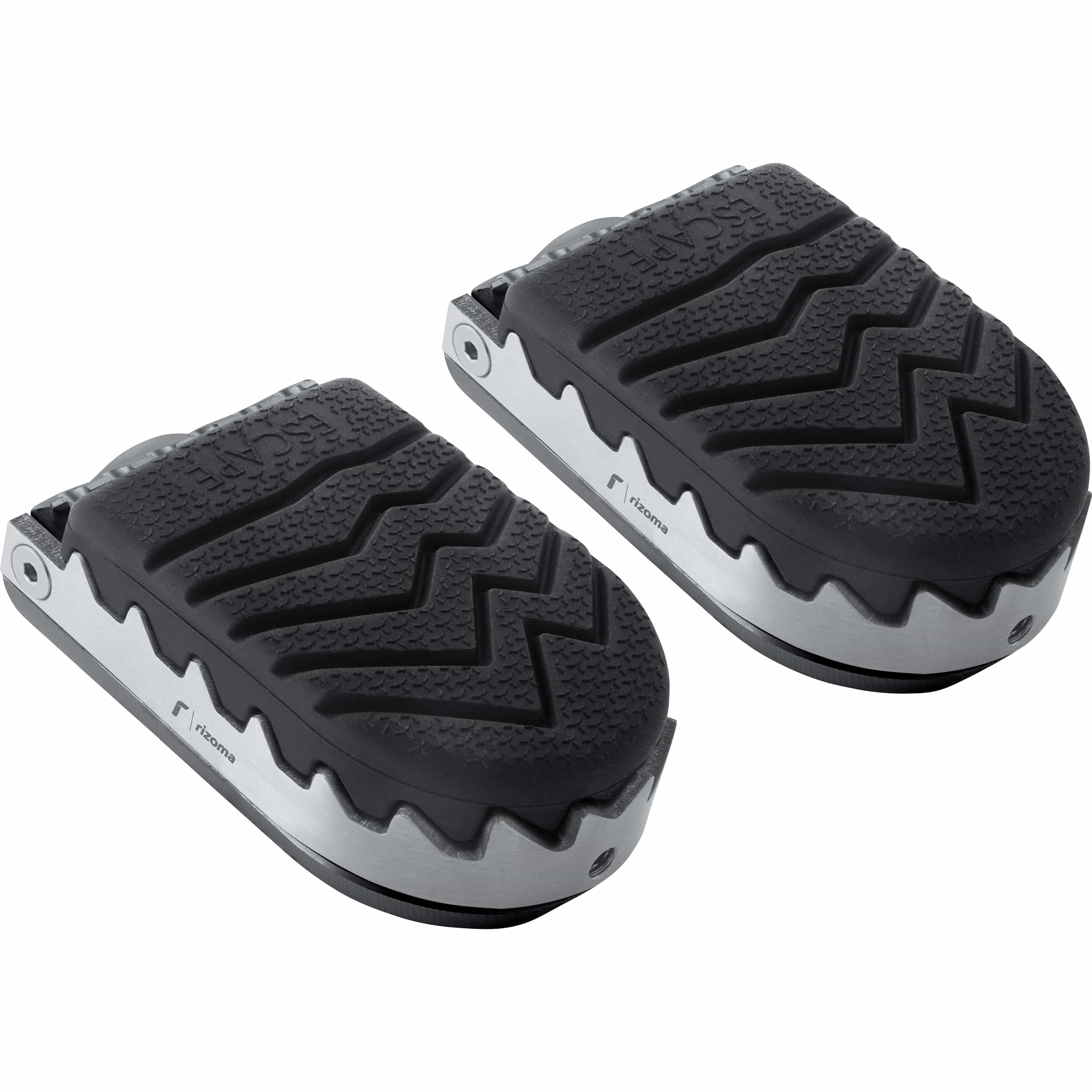 Rizoma Fußrastenpaar Ø22mm Escape ohne Adaptergelenke!! PE641D grau - Motorradteile & Ersatzteile - Fußrasten & Hebel
