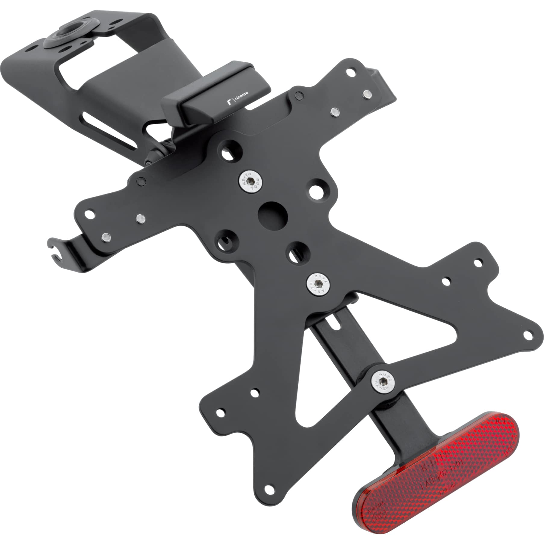 Rizoma Kennzeichenhalter Fox PT229B für Yamaha YZF R6 2017- - Motorradteile & Ersatzteile - Anbauteile
