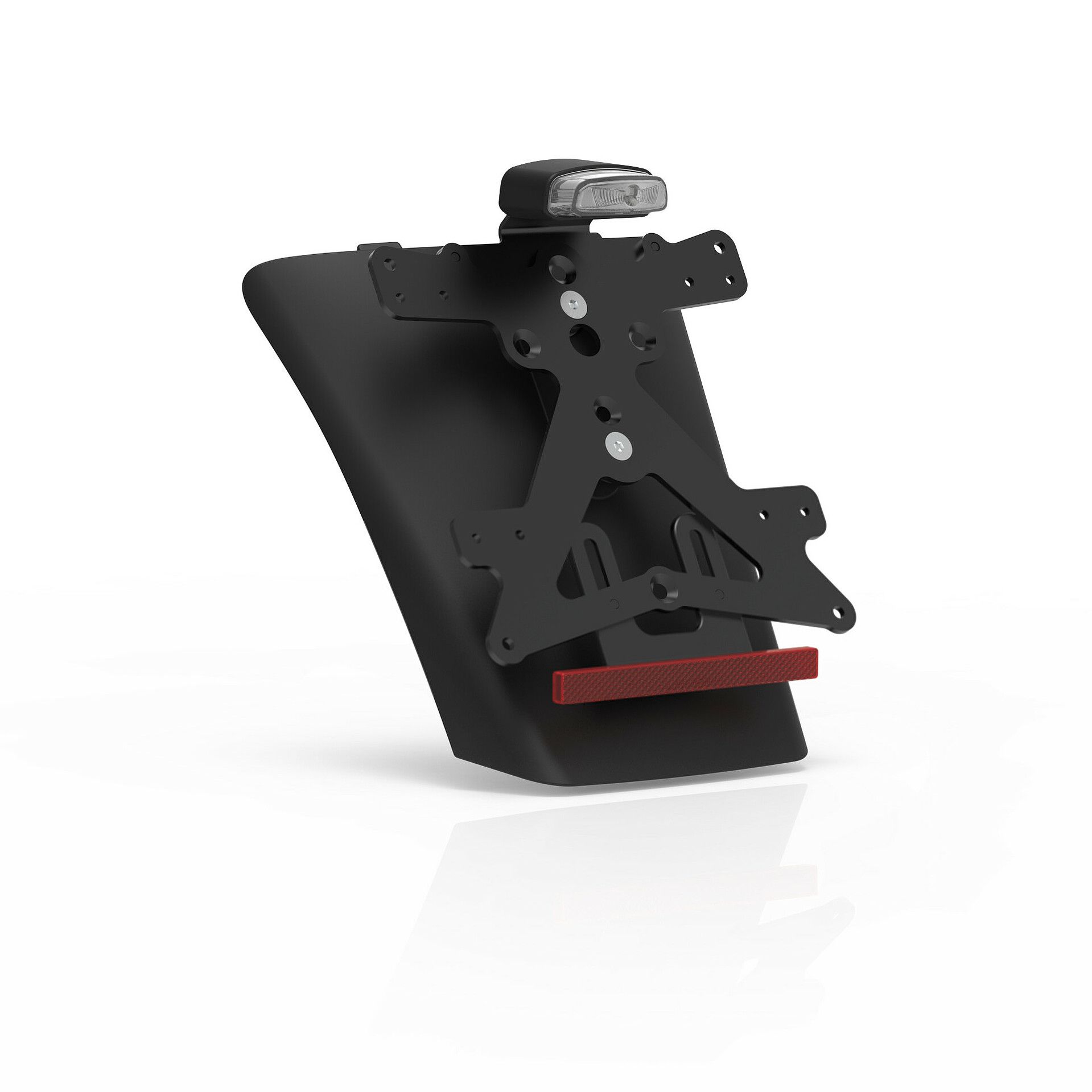 Rizoma Kennzeichenhalter Fox PT812B für Vespa GTS 2023- - Motorradteile & Ersatzteile - Anbauteile