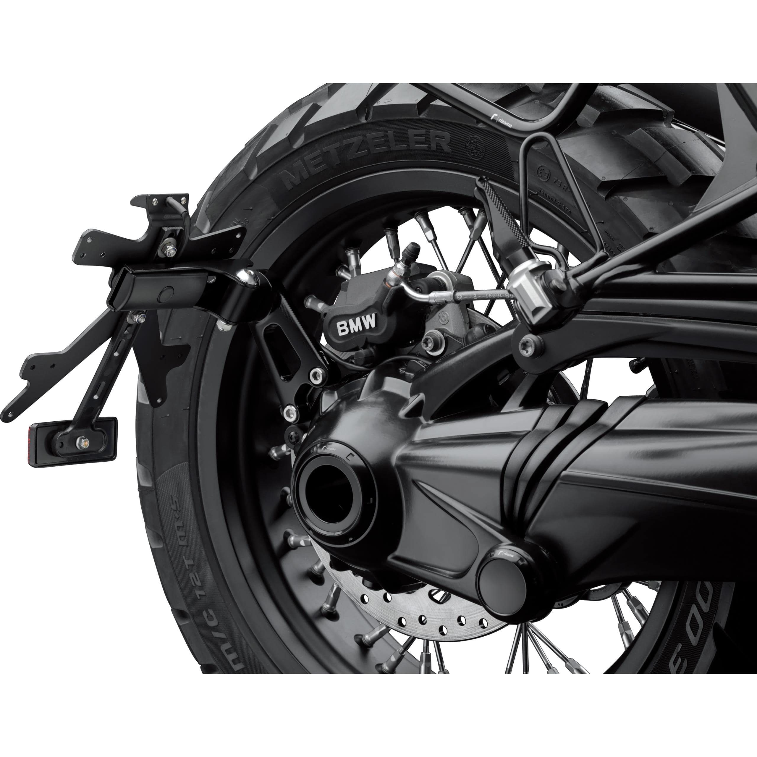 Rizoma Kennzeichenhalter Outside PT707B für BMW R nineT - Motorradteile & Ersatzteile - Anbauteile