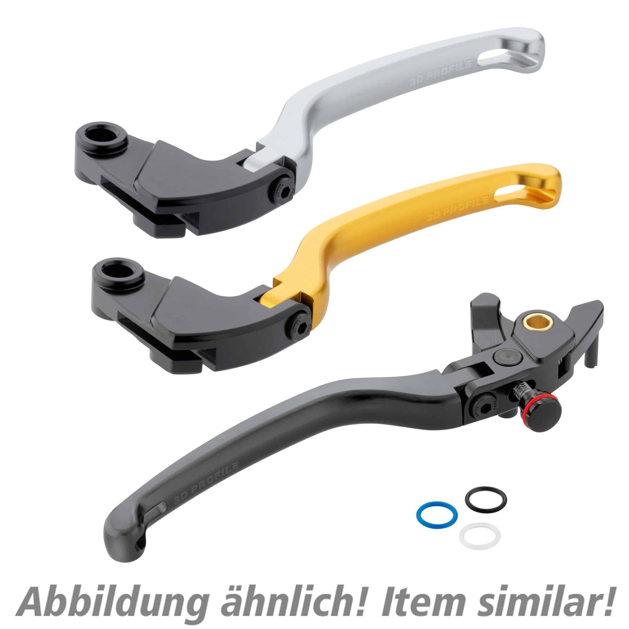 Rizoma Kupplungshebel einstellbar/klappbar 3D LCJ302B schwarz - Motorradteile & Ersatzteile - Lenker