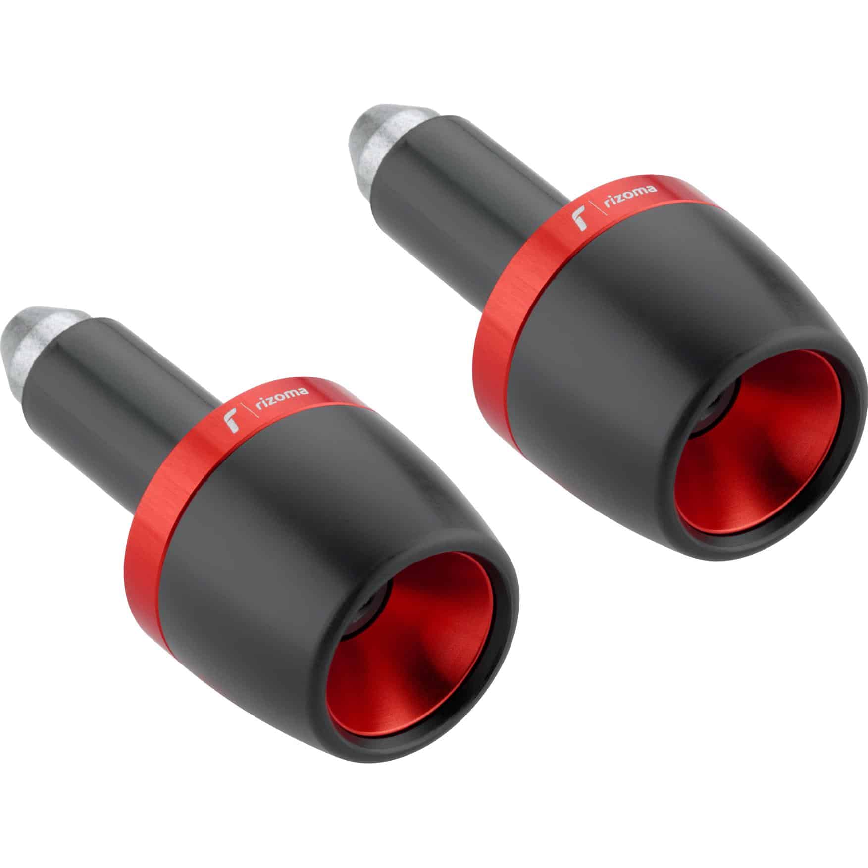 Rizoma Lenkerendenpaar MA532R rot/schwarz - Motorradteile & Ersatzteile - Lenker