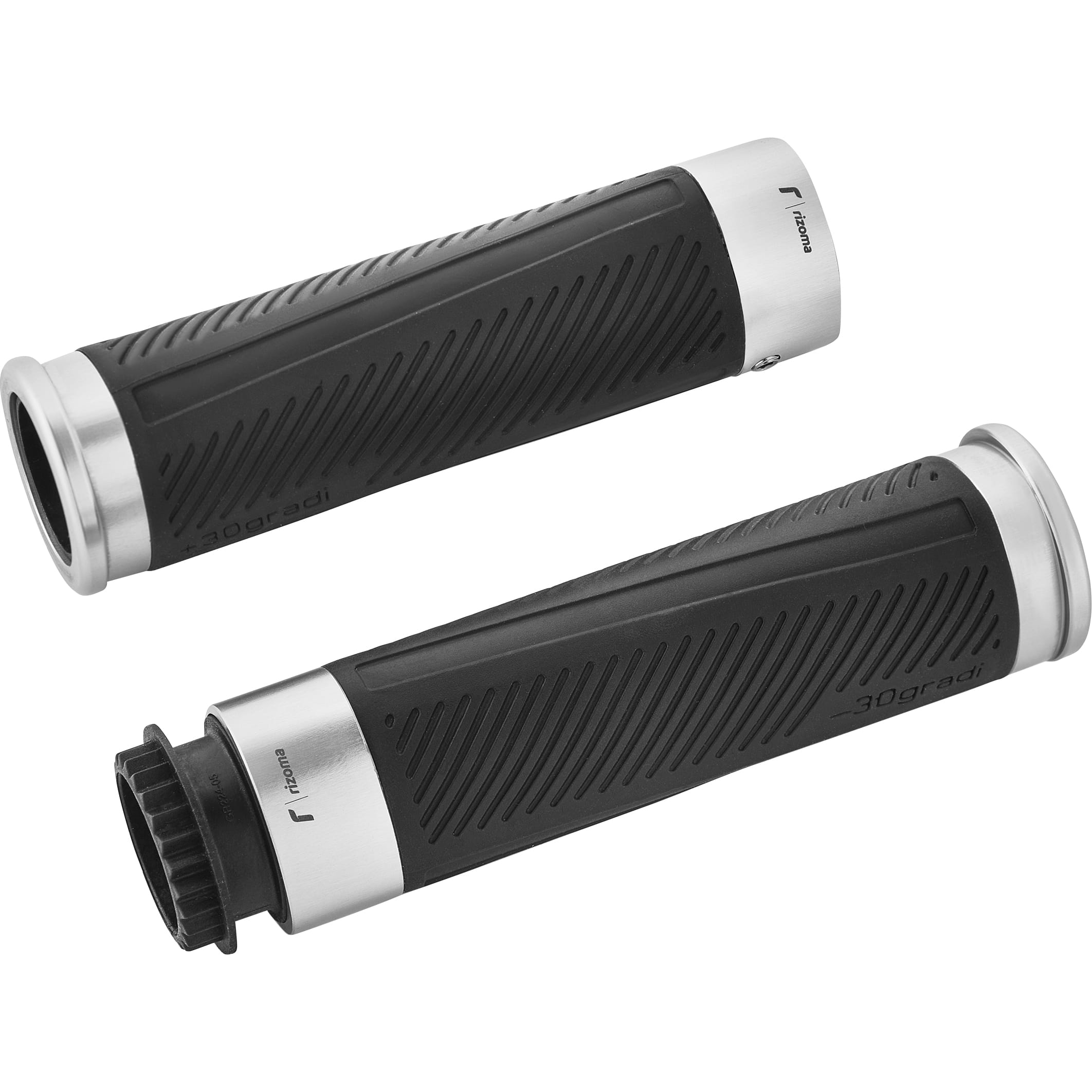 Rizoma Lenkergriffe 30 Gradi Alu für 22mm GR224A silber - Motorradteile & Ersatzteile - Lenker
